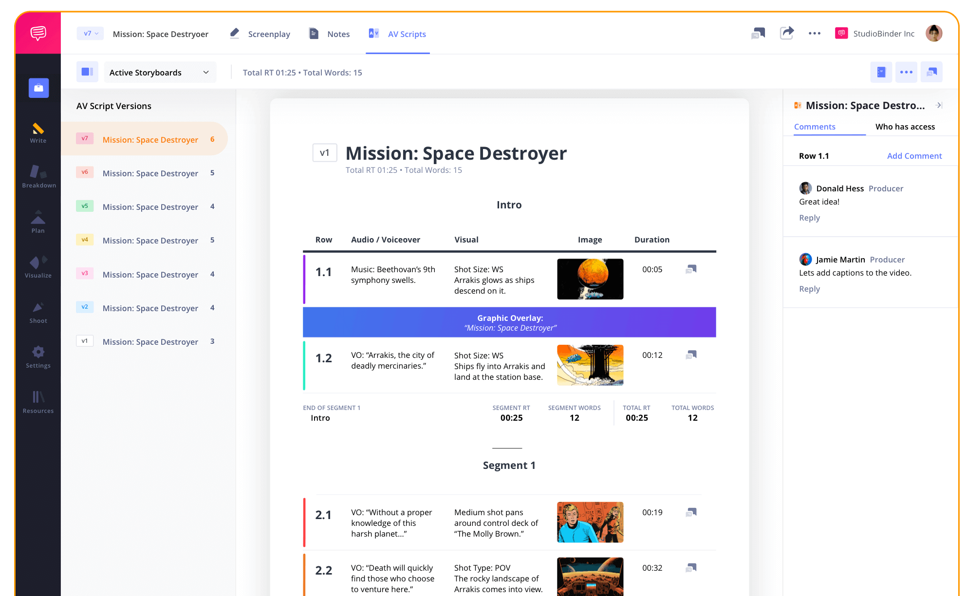 Video Script Generator Script Maker Online Example Sample StudioBinder Video Script Generator Script Maker Online Example Sample StudioBinder