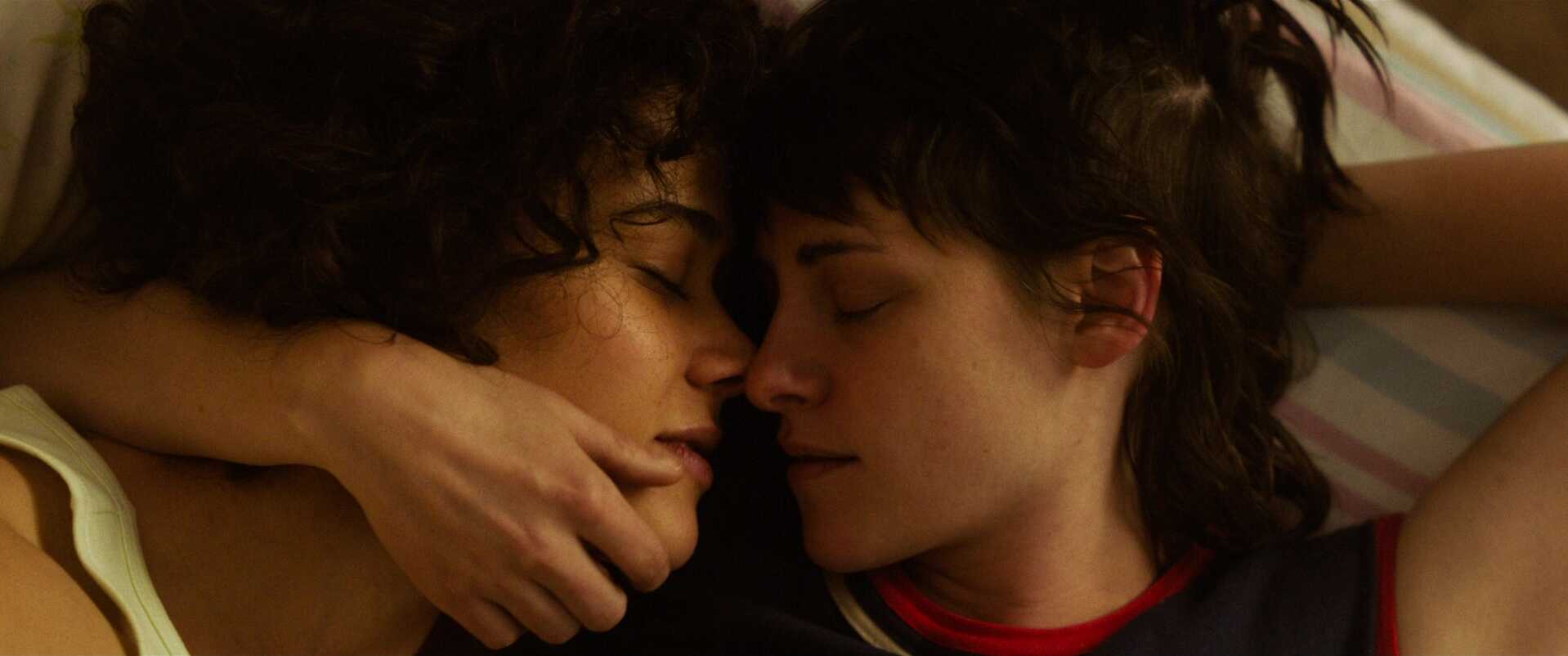 Close Up Shot Example CU of Lou and Jackie from Love Lies Bleeding