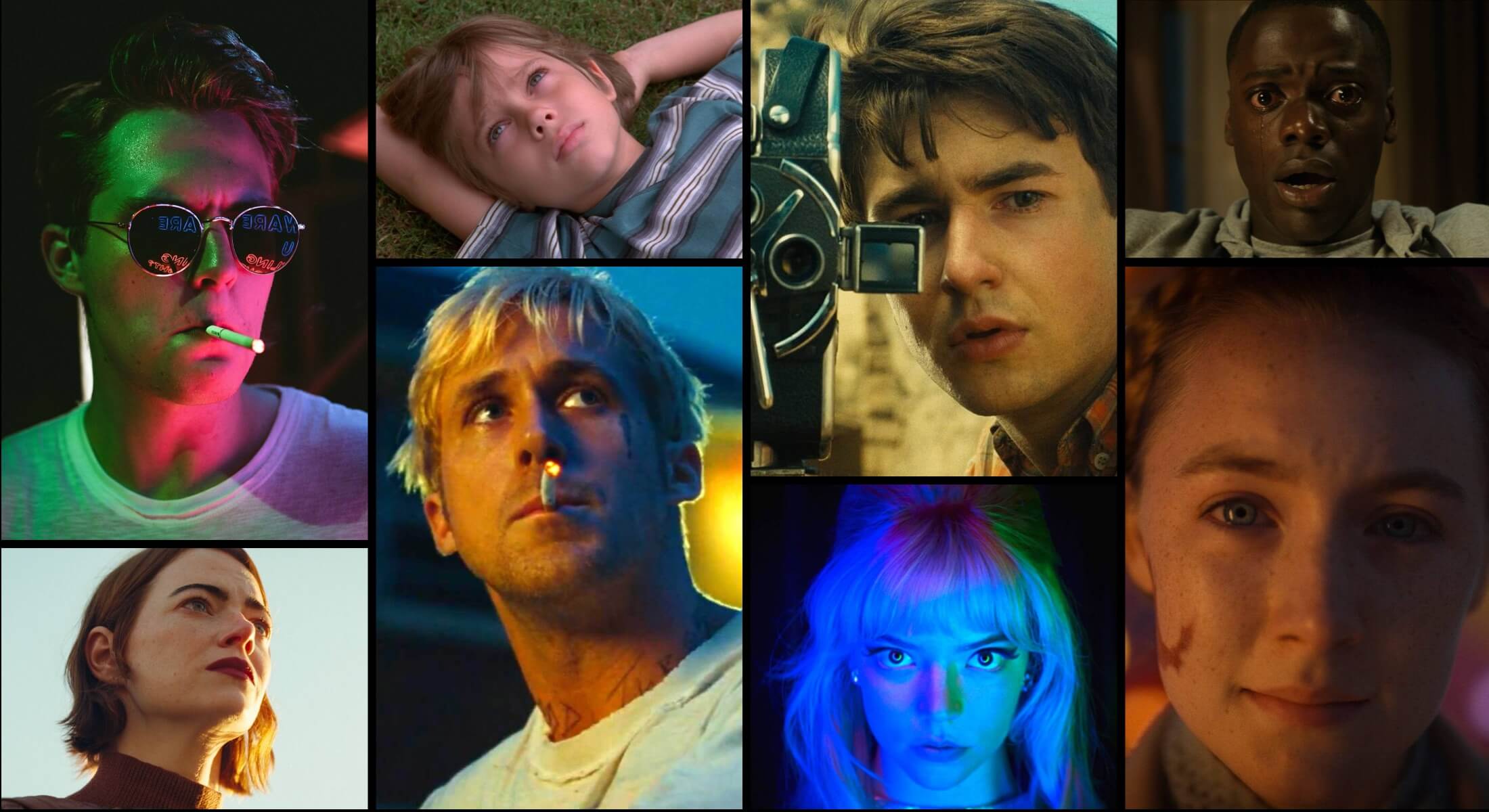 Close Up Shot Examples in Film Director Mood Board Various CU camera angle examples from film tv and video