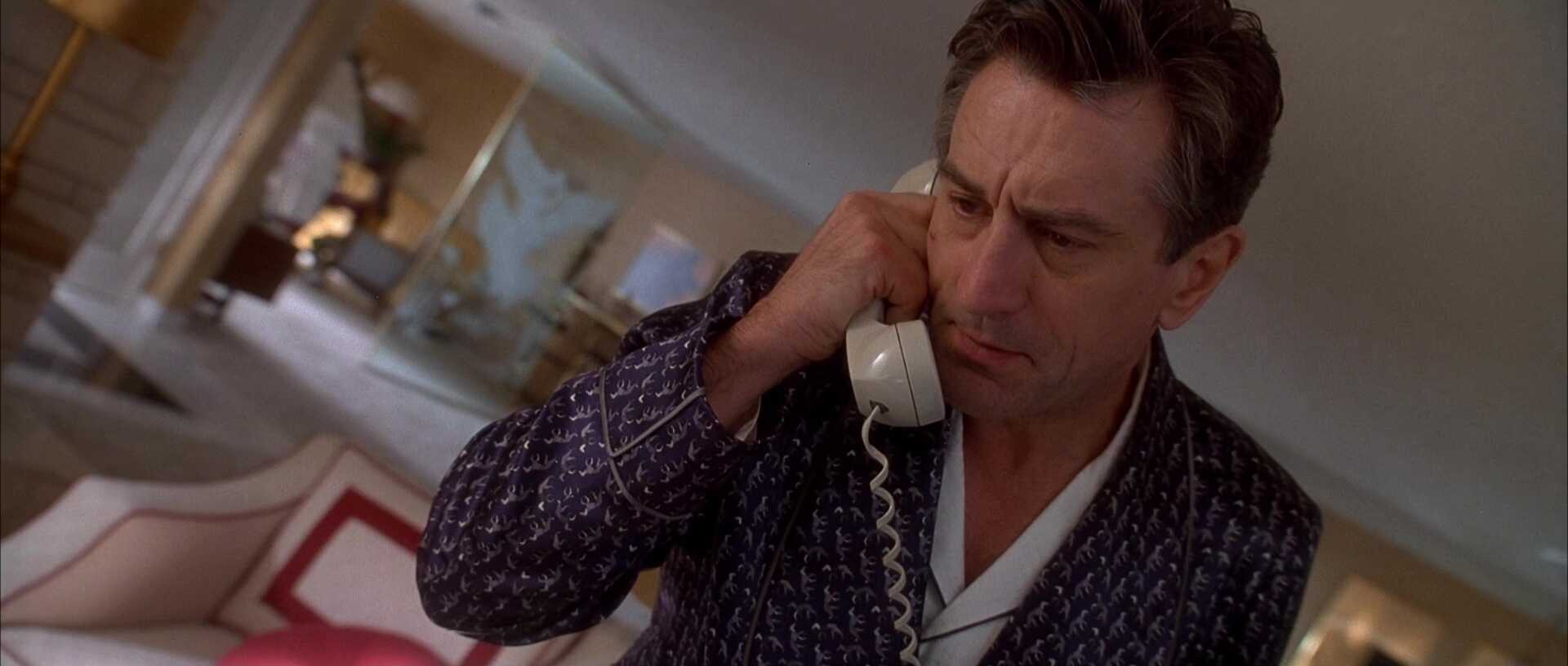 Dutch Angle Shot Example Dutch camera angle on Robert DeNiro from Casino