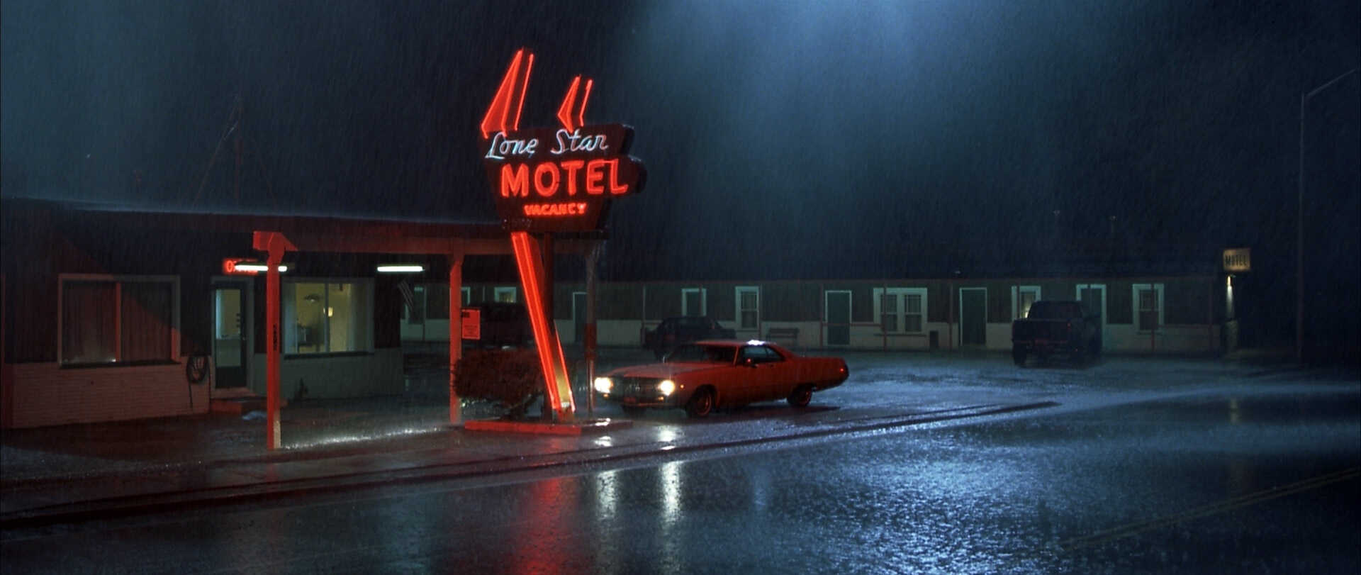 Establishing Shot Example Establishing Shot on motel from Joy Ride