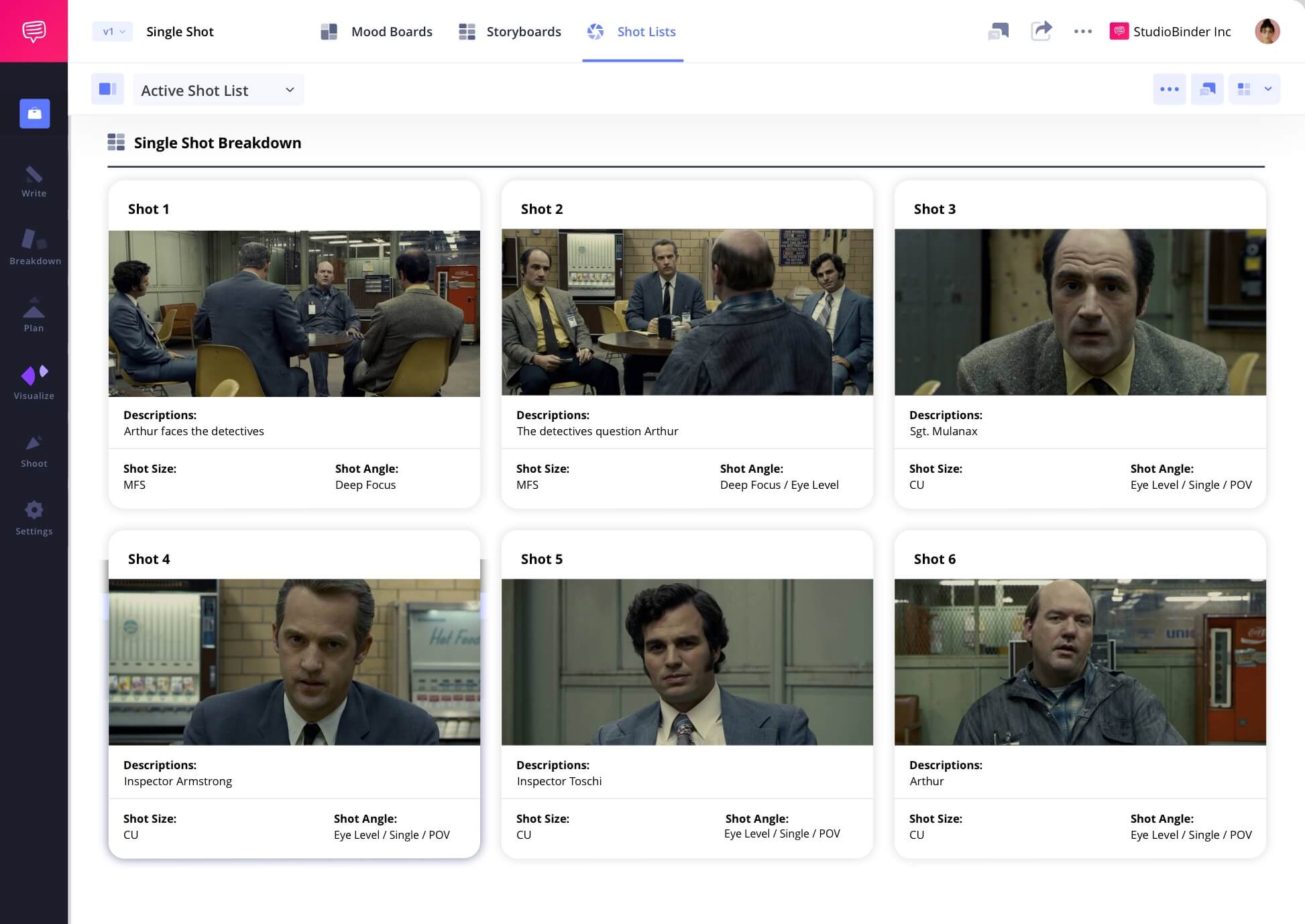 Example of Single Shot in Film Single Shot Meaning in a Camera Shot List Single framing camera shot scene example from Zodiac