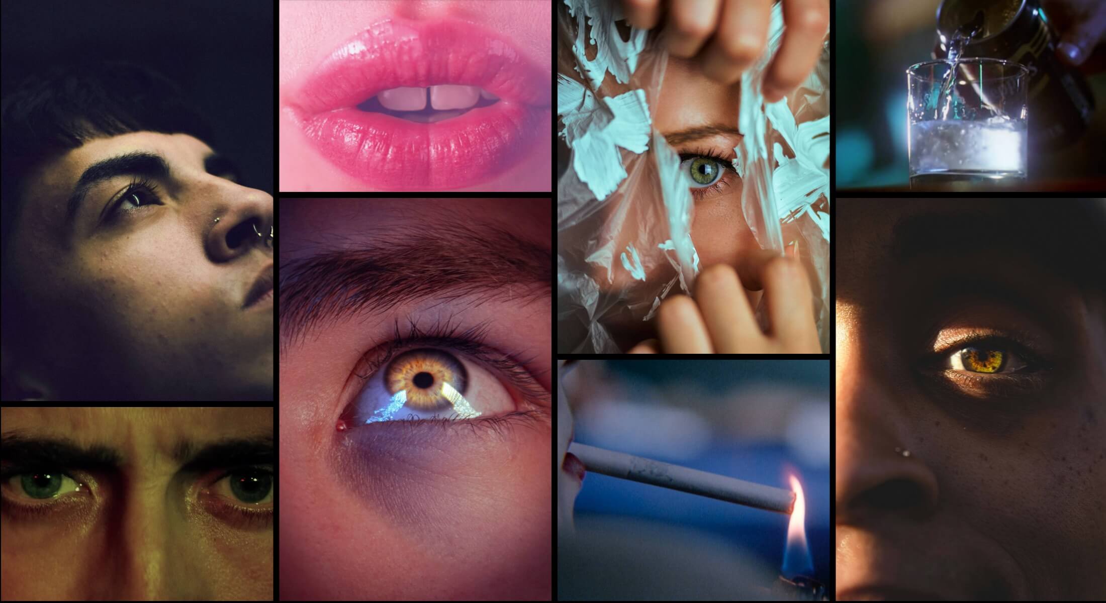 Extreme Close Up Shots in Film Director Mood Board Various ECU camera shots from film tv and video