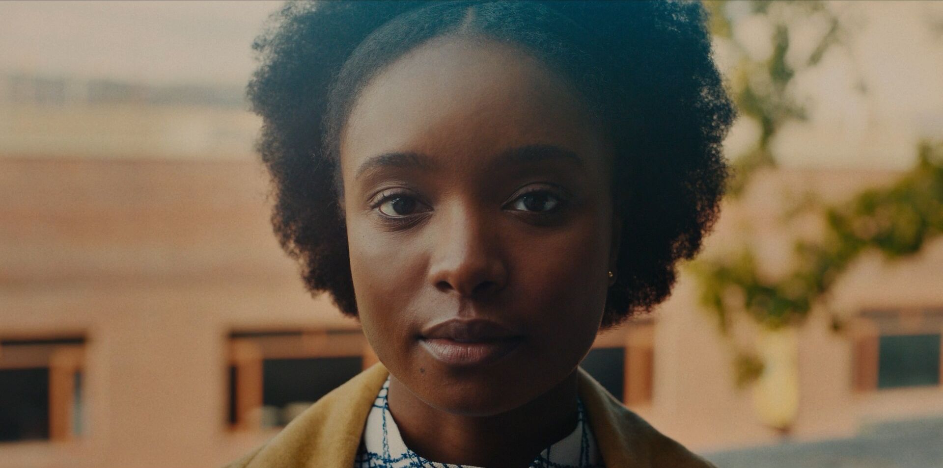 Eye Level Shot Example Eye Level camera angle shot on girl from If Beale Street Could Talk