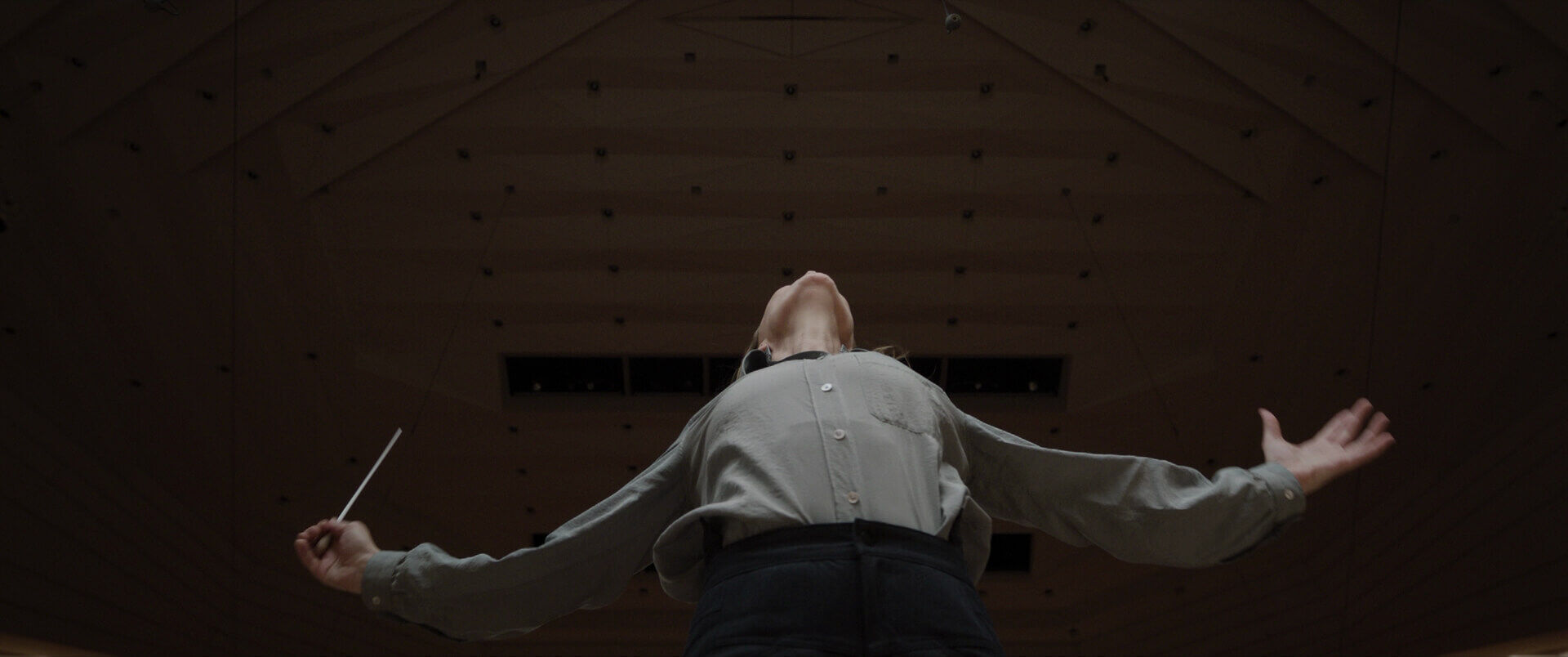 Ground Level Shot Example Ground level camera angle on Cate Blanchett from Tar