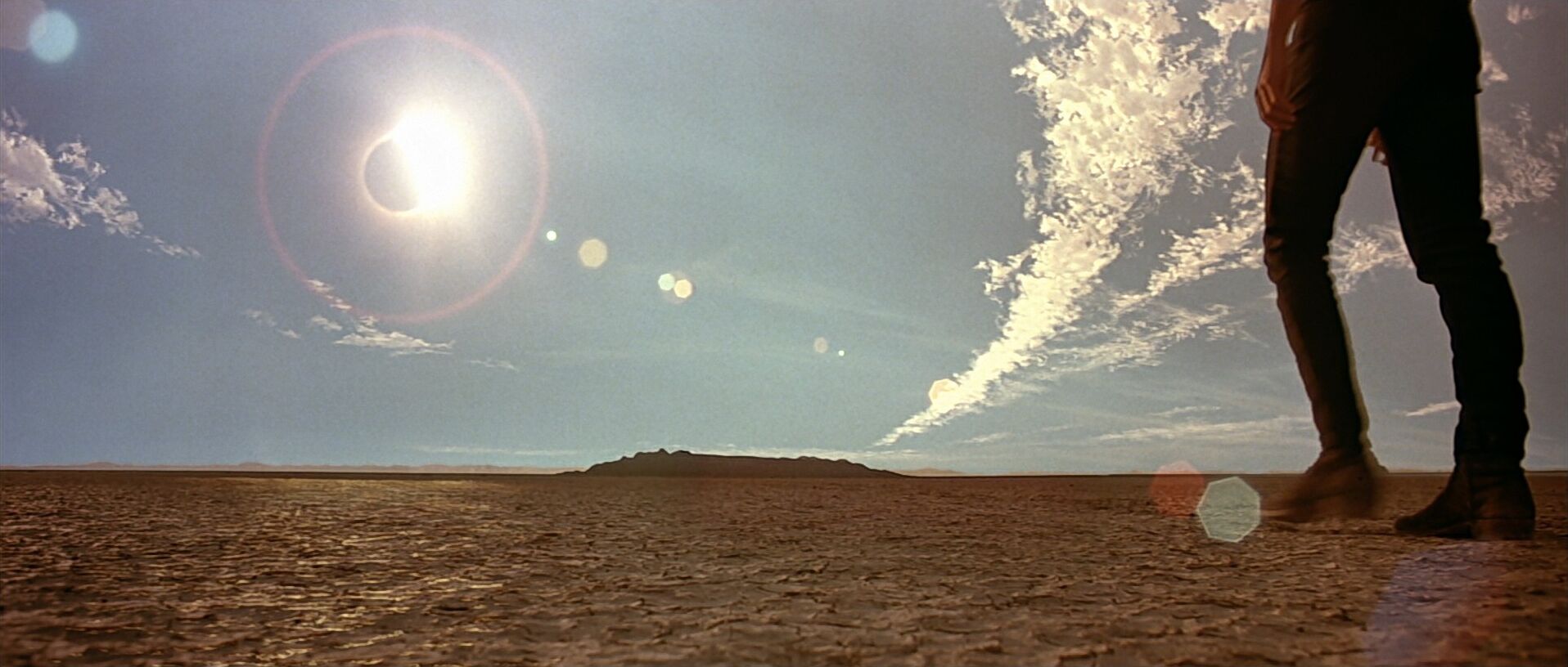 Ground Level Shot Example Ground level camera angle on desert from The Doors