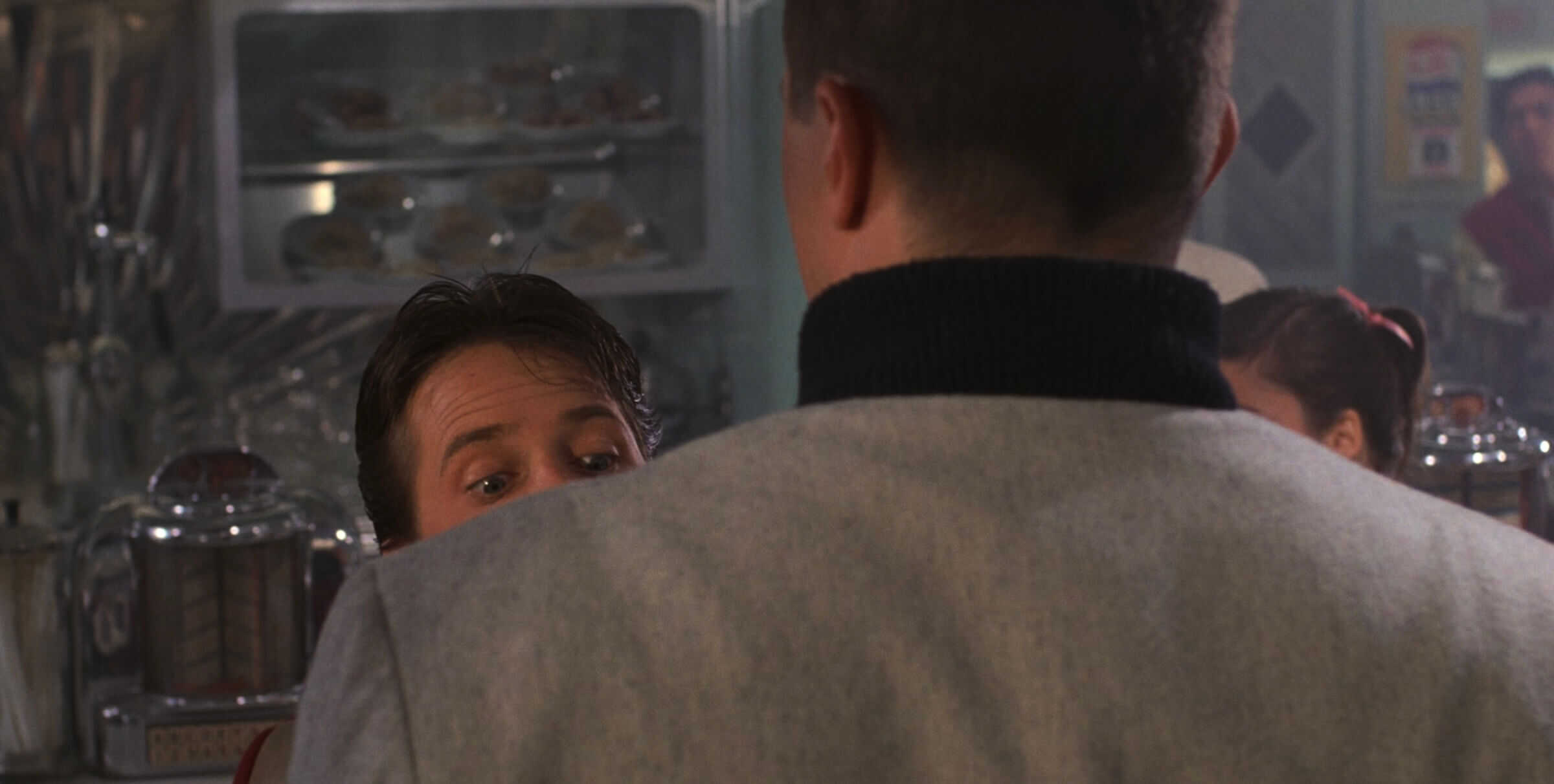 High Angle Shot Example High camera angle on Marty McFly from Back to the Future