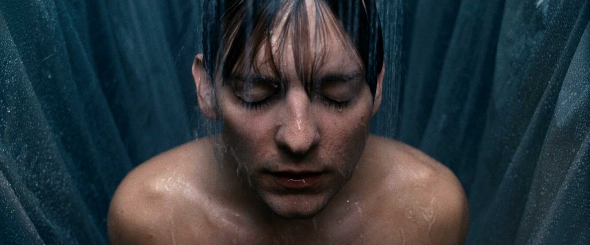 High Angle Shot Example High camera angle on Tobey Maguire from Spiderman