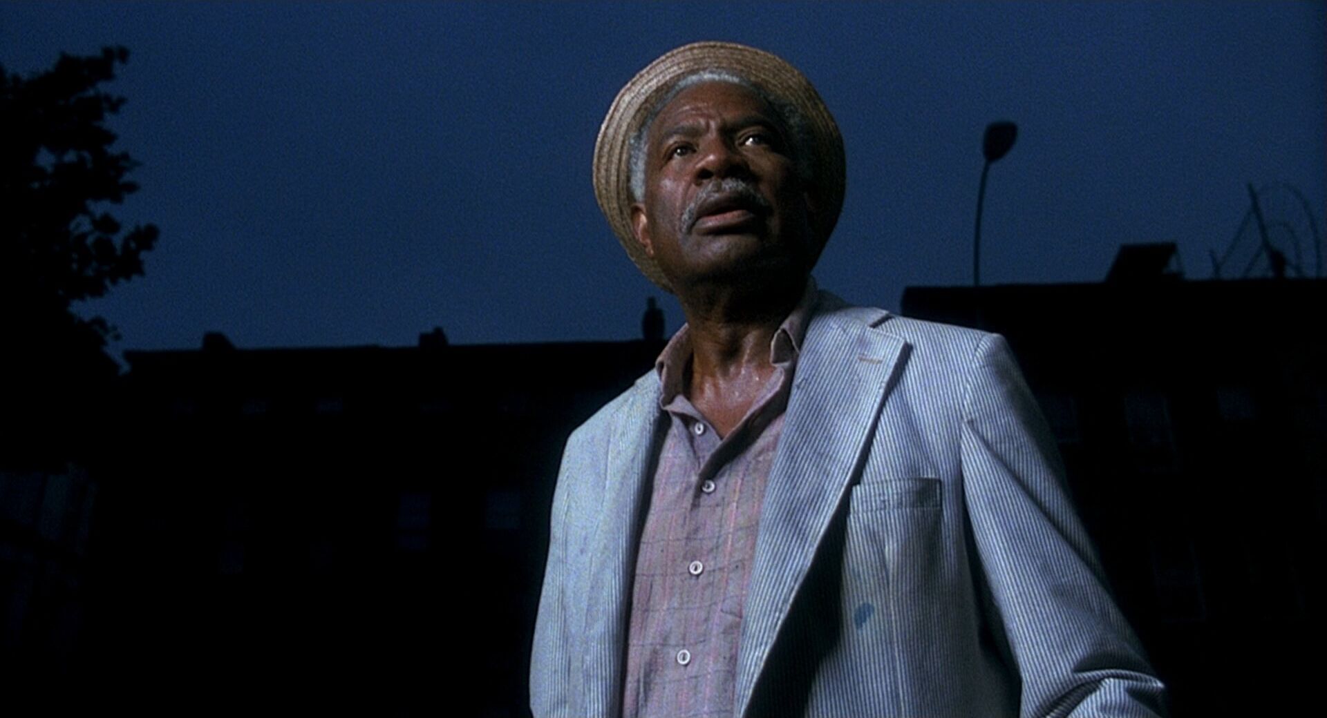 Hip Level Shot Example Hip level camera angle on Ossie Davis from Do The Right Thing