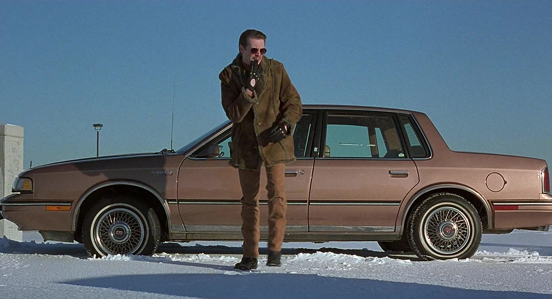 Knee Level Shot Example Knee level camera angle on Steve Buscemi from Fargo