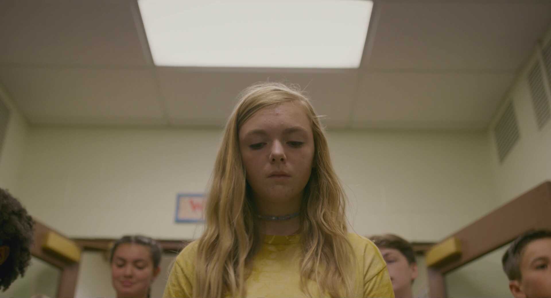 Low Angle Shot Example LA of Elsie Fisher from Eight Grade