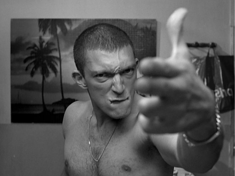 Medium Close Up Shot Example Featured MCU of Vincent Cassel from La Haine