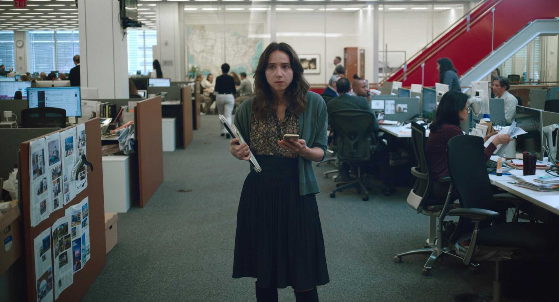 Medium Full Shot Example MFS of Zoe Kazan from She Said