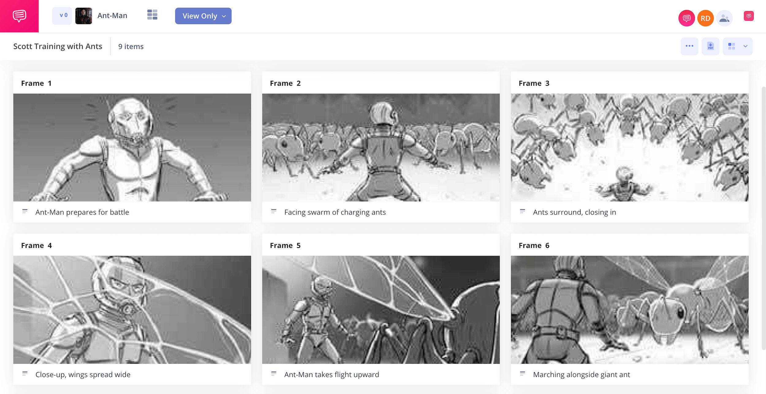 Movie Storyboard Examples – Ant Man Action Storyboards – StudioBinder