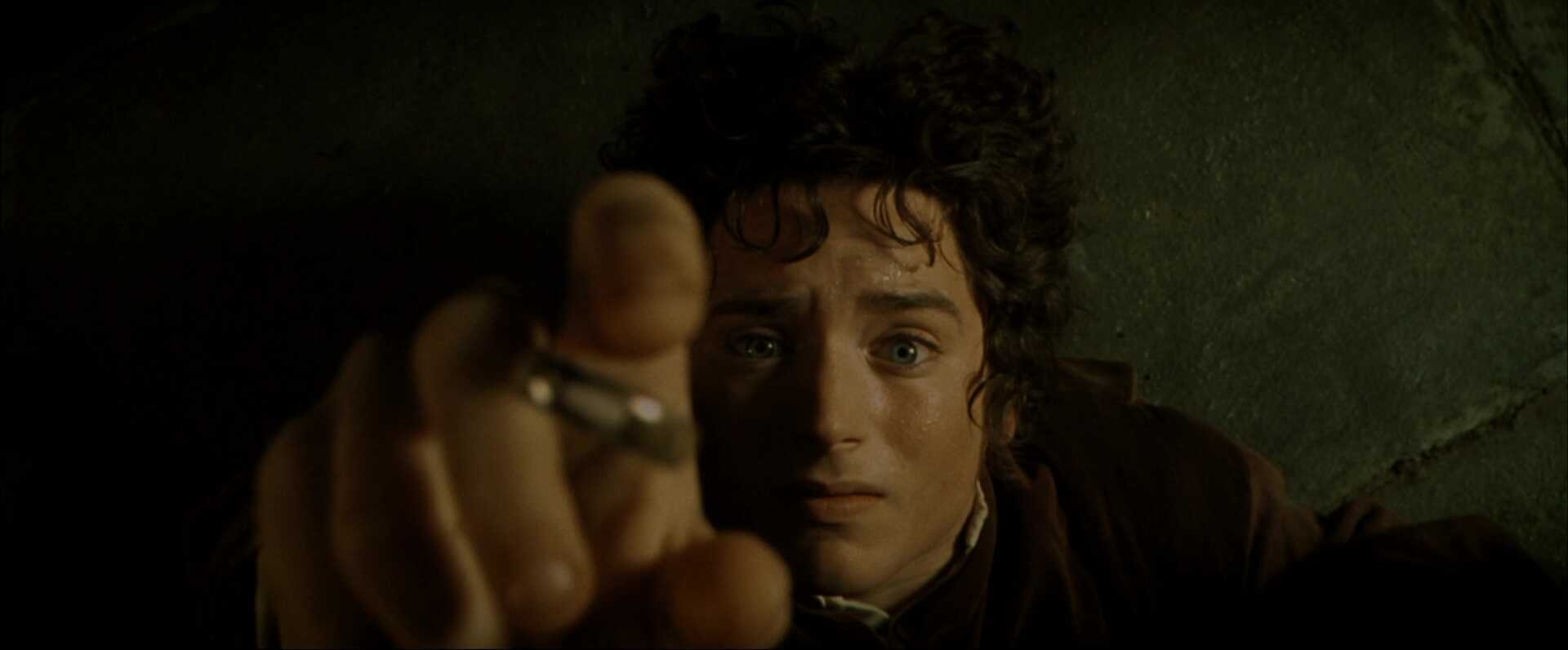 Overhead Angle Shot Example Overhead camera angle group of Elijah Wood from The Lord of the Rings The Fellowship of the Ring