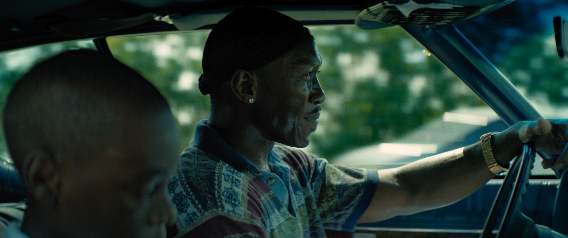 Profile Shot Example Profile level camera angle on Mahershala Ali from Moonlight