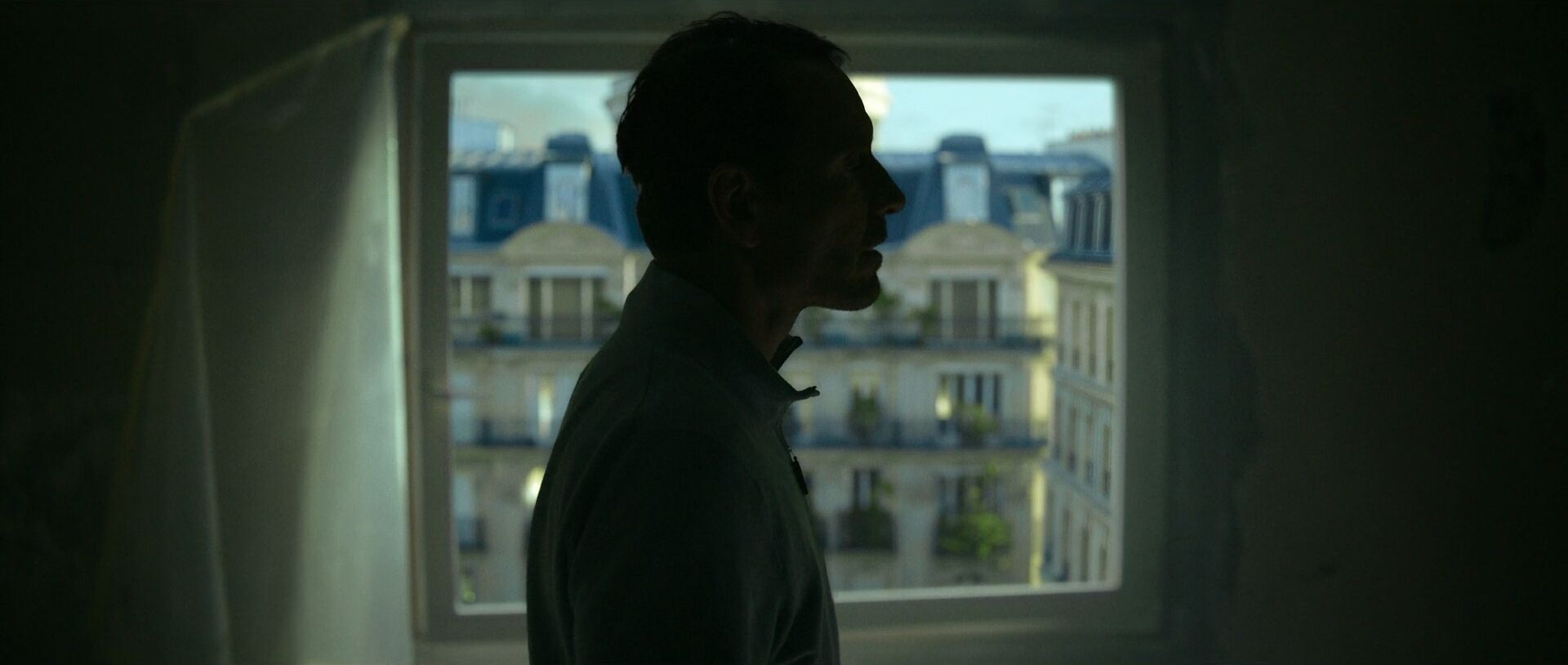 Profile Shot Example Profile level camera angle on Michael Fassbender from The Killer