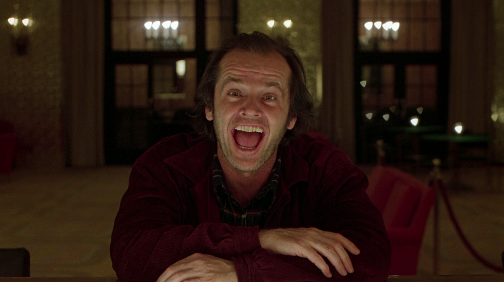 Single Shot Example Single Shot on Jack Nicholson from The Shining