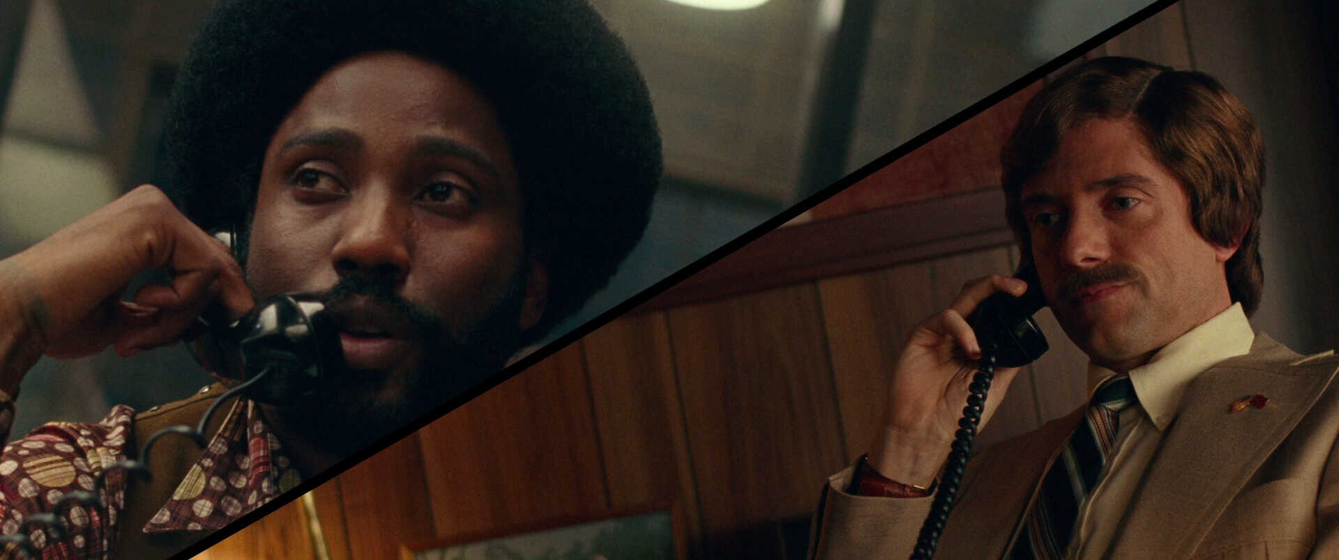 Two Shot Example Two Shot of John Washington and Jasper Paakkonen from Blackkklansman
