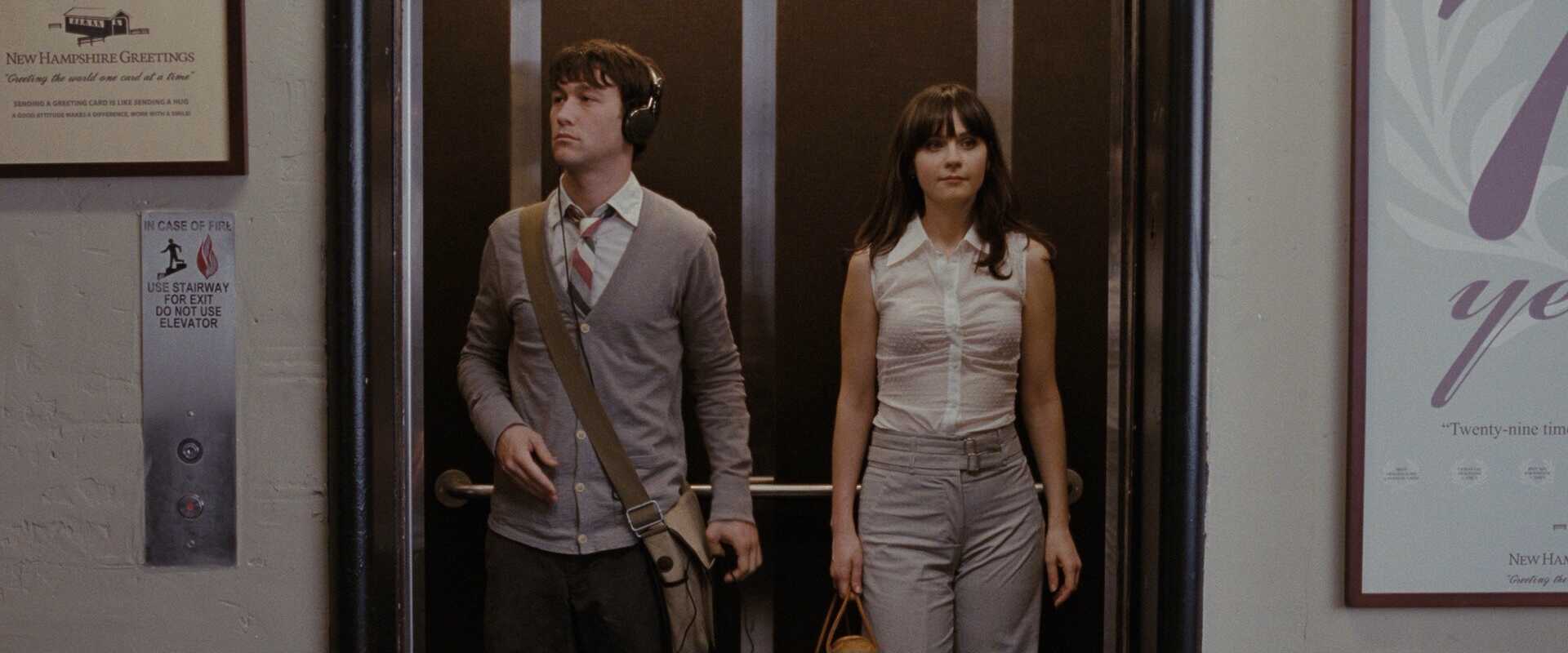 Two Shot Example Two Shot of Joseph Gordon Levitt and Zooey Deschanel from Days of Summer