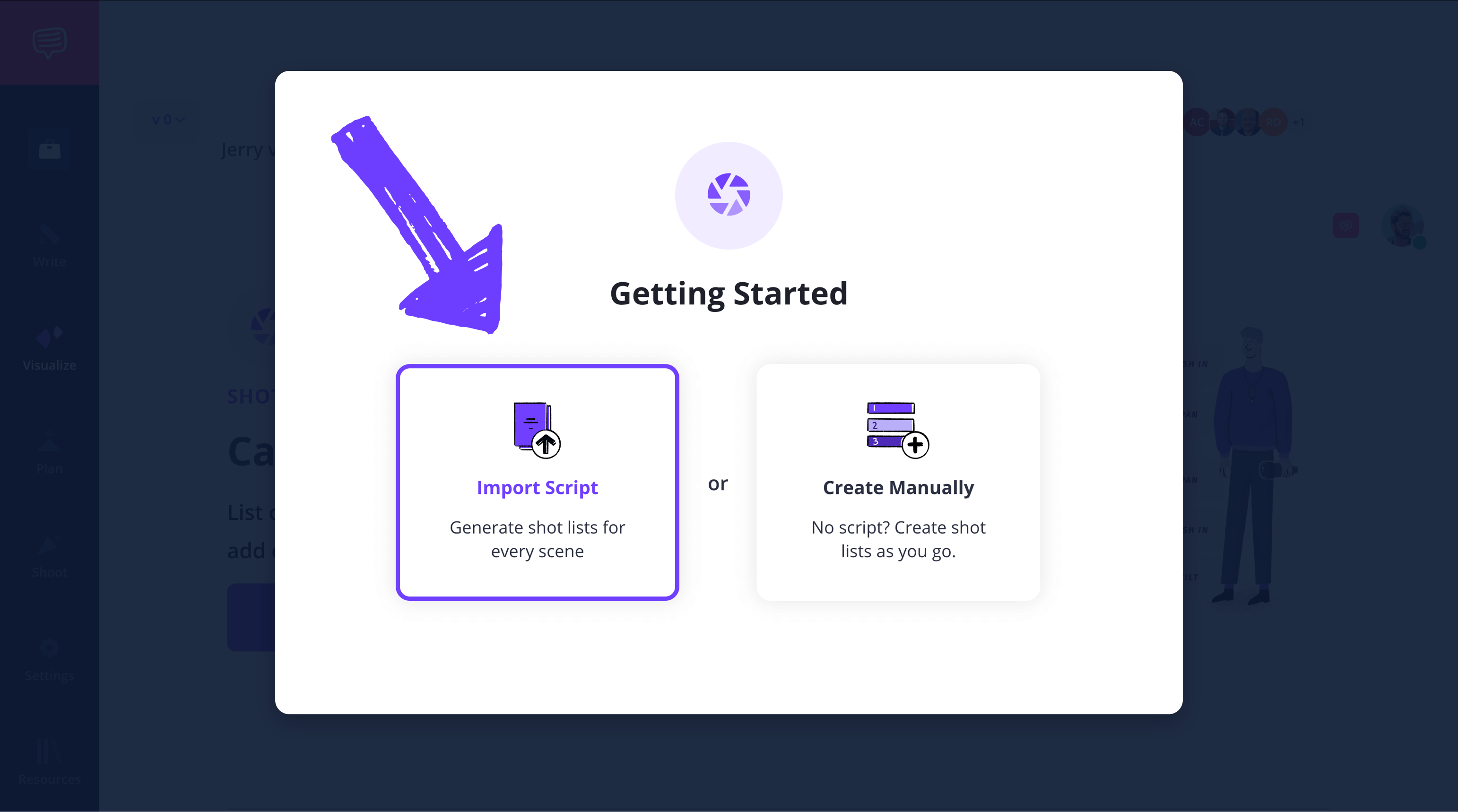 Animation Shot List Template Import Screenplay FDX PDF Fountain into StudioBinder