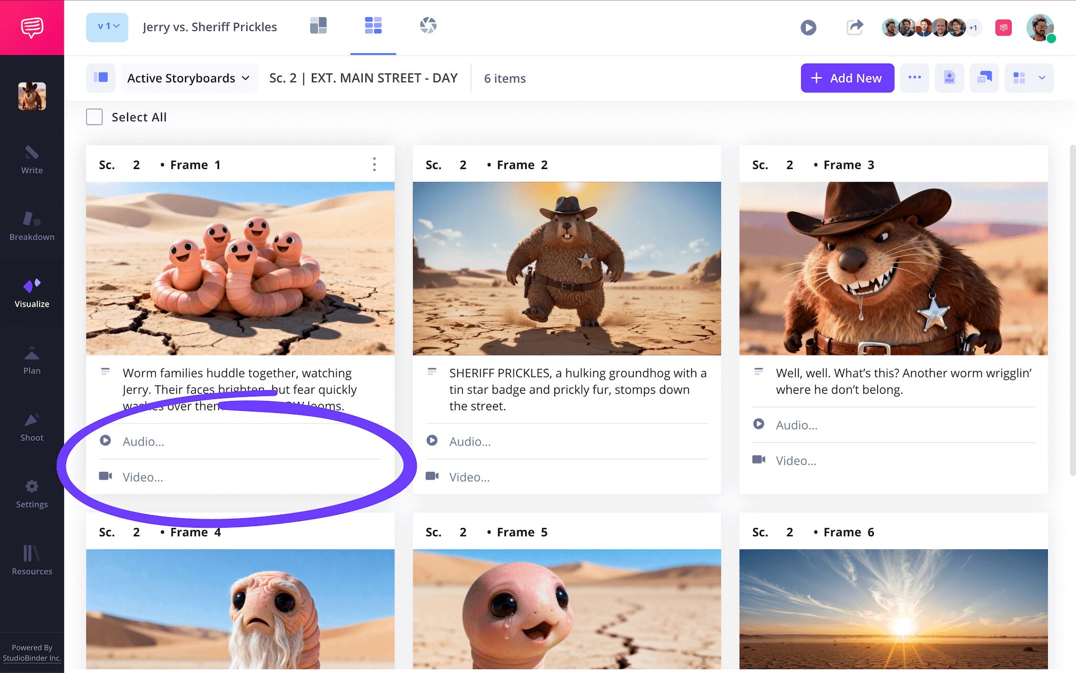 Animation Storyboard Template – Add Audio Video Notes on Animated Storyboard Planning – StudioBinder Animation Storyboard Template – Add Audio Video Notes on Animated Storyboard Planning – StudioBinder