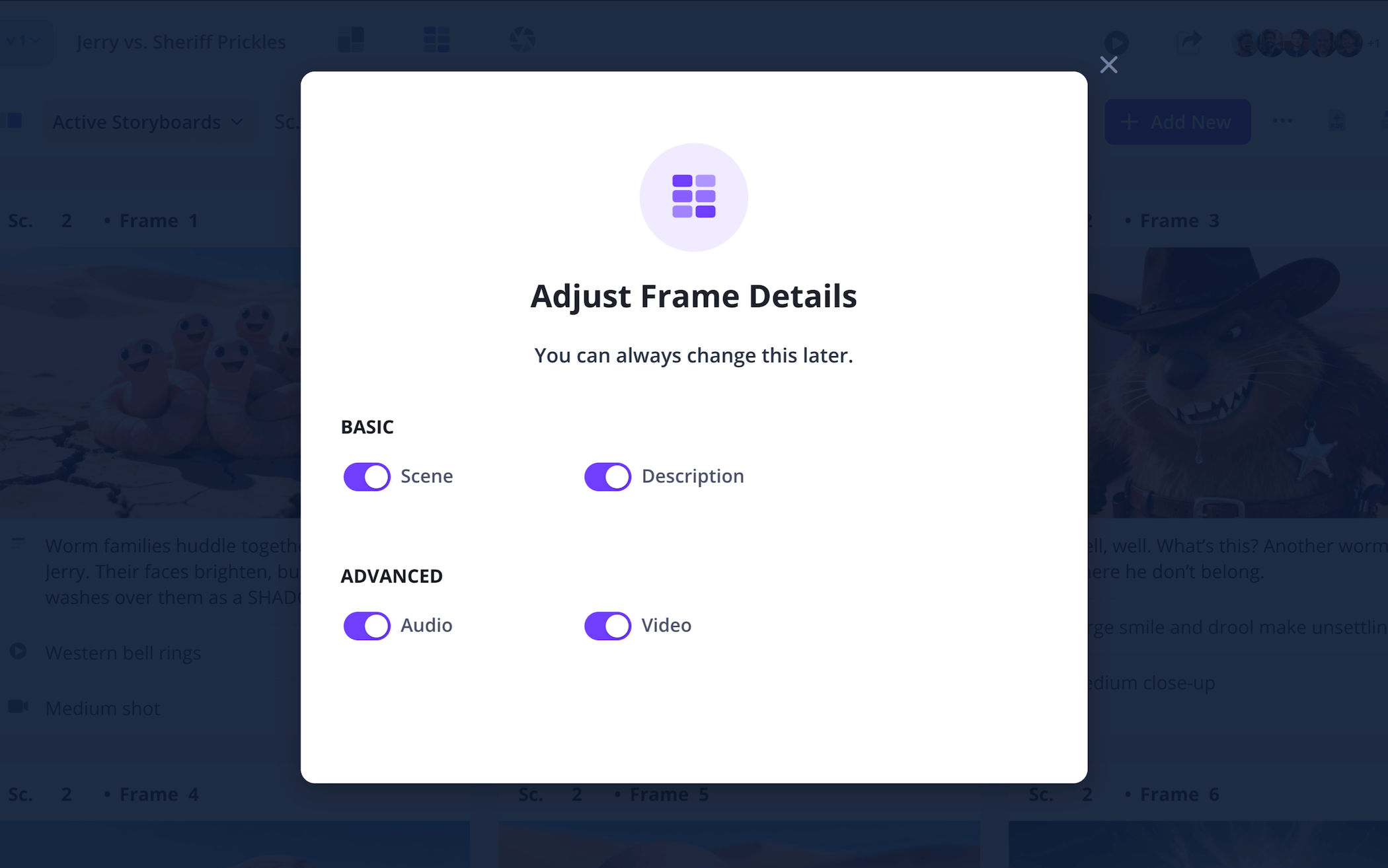 Animation Storyboard Template – Adjust Audio Video Settings on Animation Storyboard Examples – StudioBinder Animation Storyboard Template – Adjust Audio Video Settings on Animation Storyboard Examples – StudioBinder