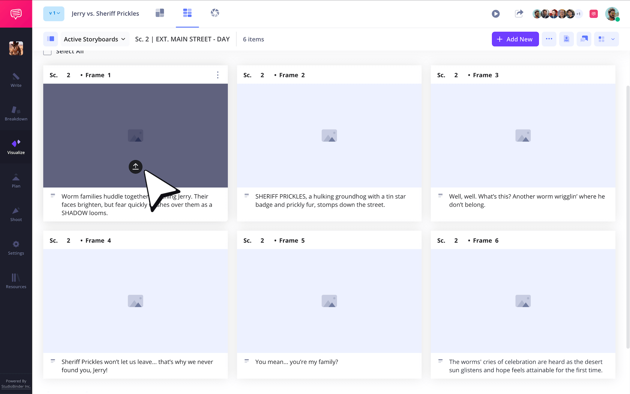 Animation Storyboard Template – Upload x Image Frame Panels in Animation Storyboards – StudioBinder Animation Storyboard Template – Upload x Image Frame Panels in Animation Storyboards – StudioBinder