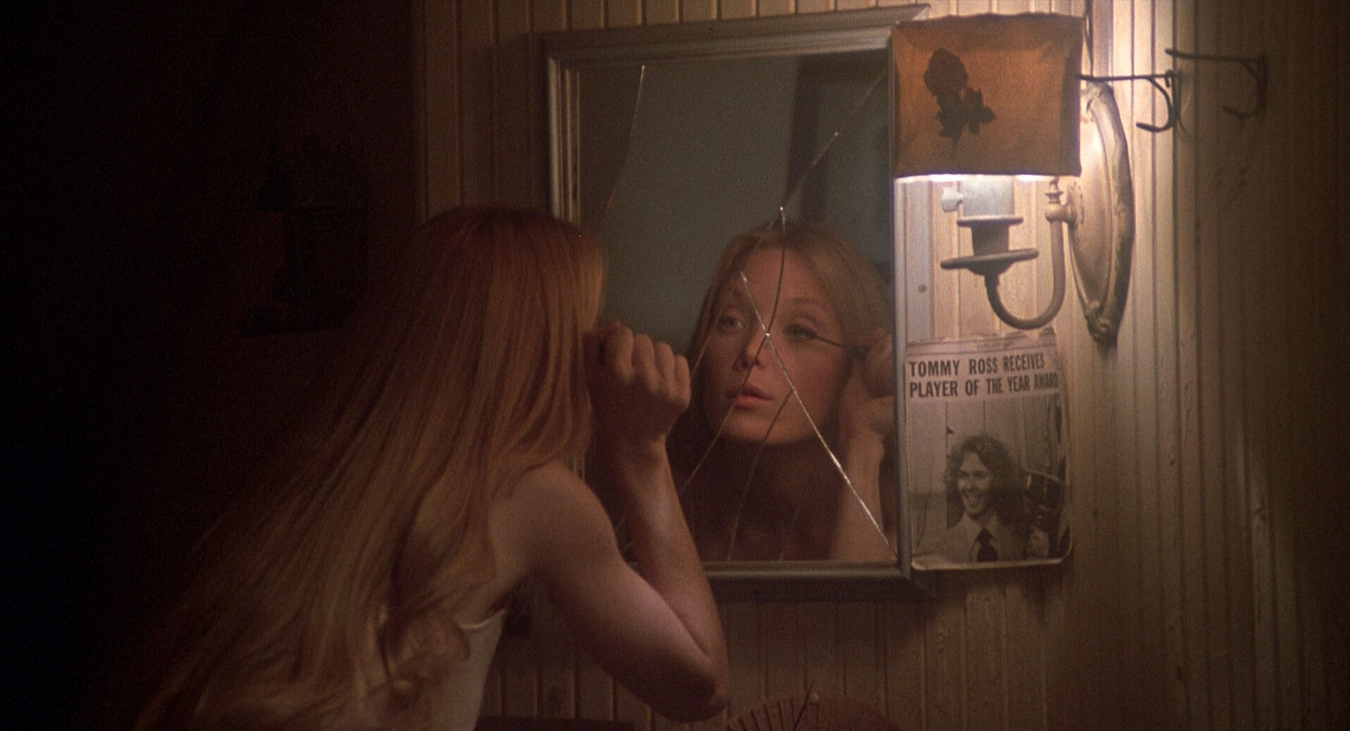Aymmetrical Balance in Film Example Aymmetrical Balance Shot of Sissy Spacek from Carrie