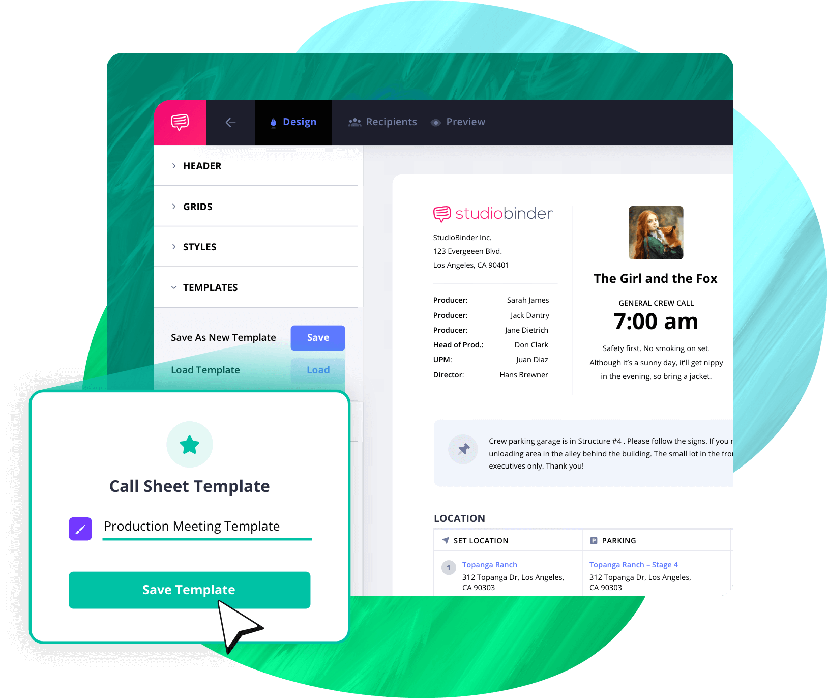 Call Sheet Software Free film tv and video call sheet template feature to save time building from scratch Call Sheet Software Free film tv and video call sheet template feature to save time building from scratch