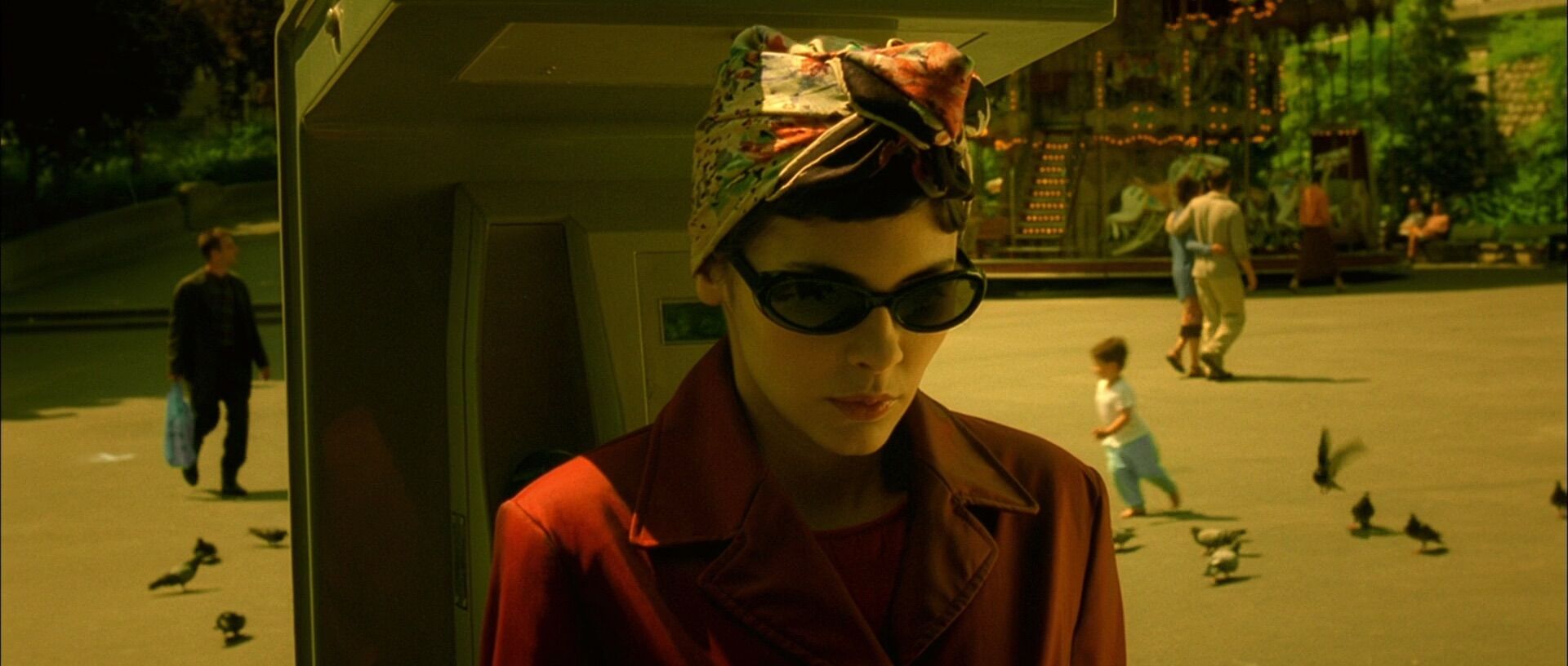 Depth in Film Example Depth in Film Shot of Audrey Tautou from Amelie