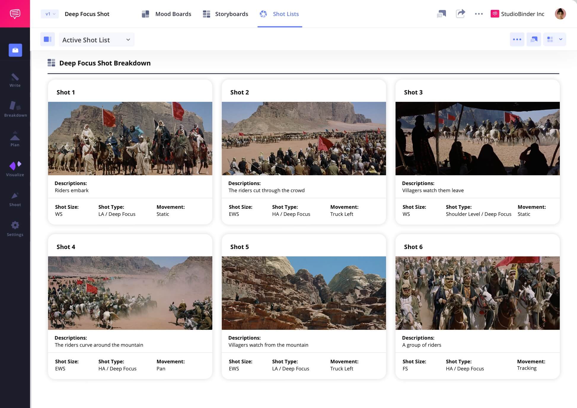 Example of Deep Focus Shot in Film Deep Focus Shot Definition in a Camera Shot List Deep Focus camera shots scene example from Lawrence of Arabia Example of Deep Focus Shot in Film Deep Focus Shot Definition in a Camera Shot List Deep Focus camera shots scene example from Lawrence of Arabia