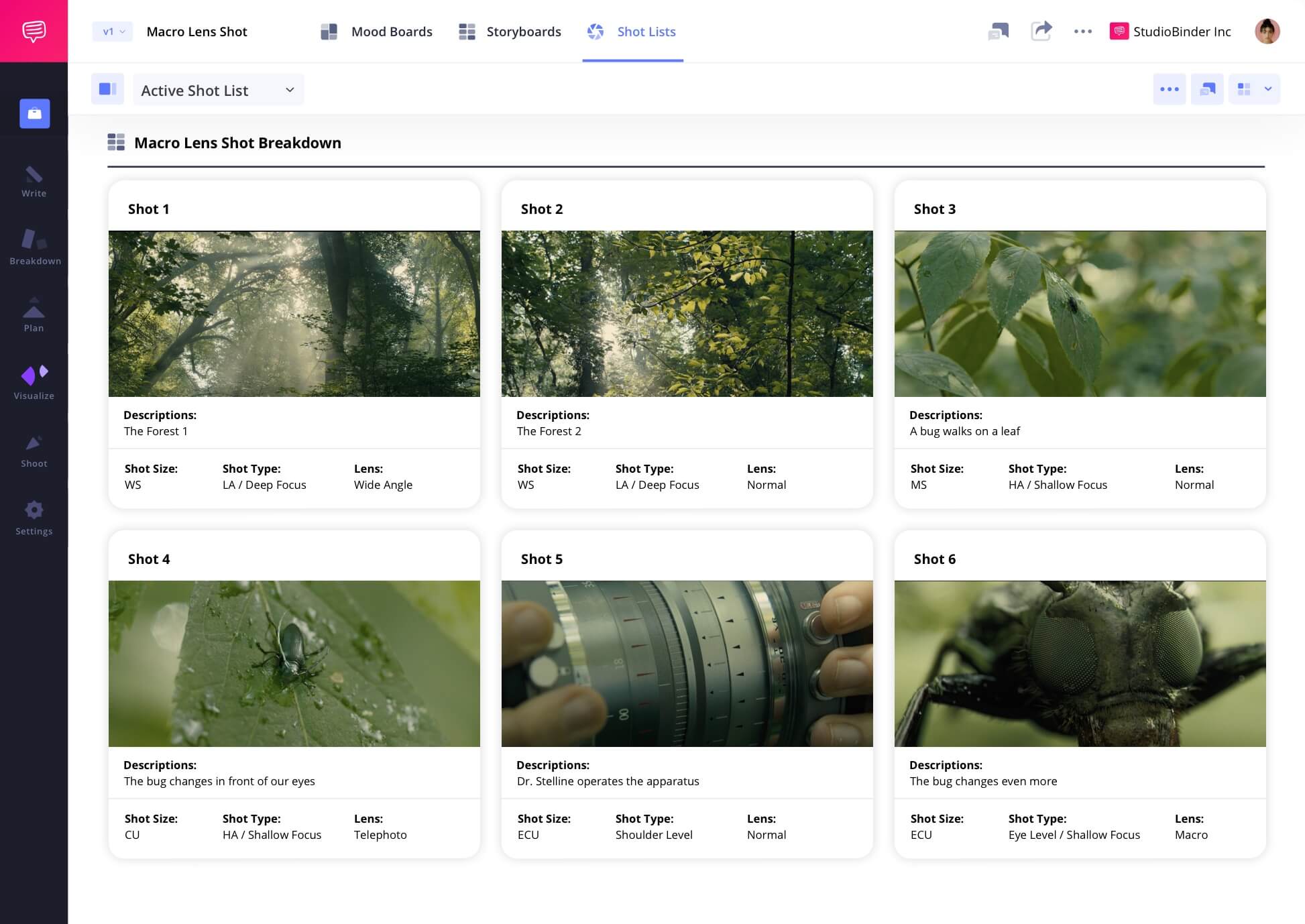 Example of Macro Lens Shot in Film Macro Lens Shot Meaning in a Camera Shot List Macro lens camera shots scene example from Blade Runner