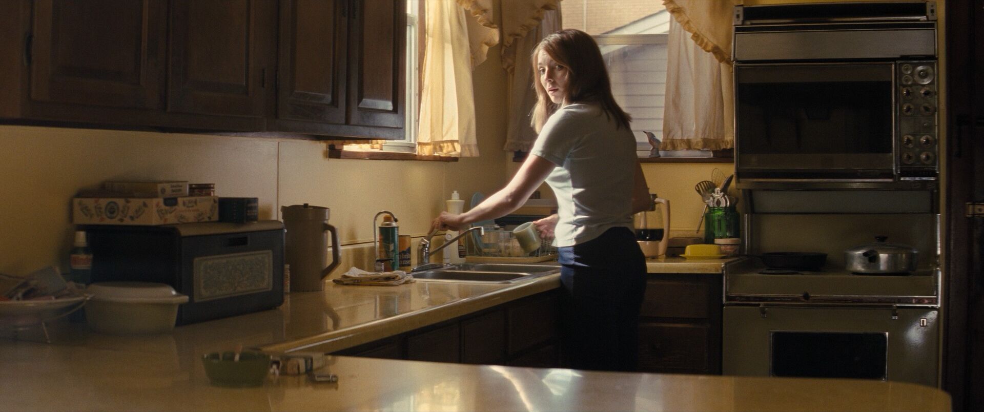 Focal Point in Film Example Focal Point Shot from The Bikeriders