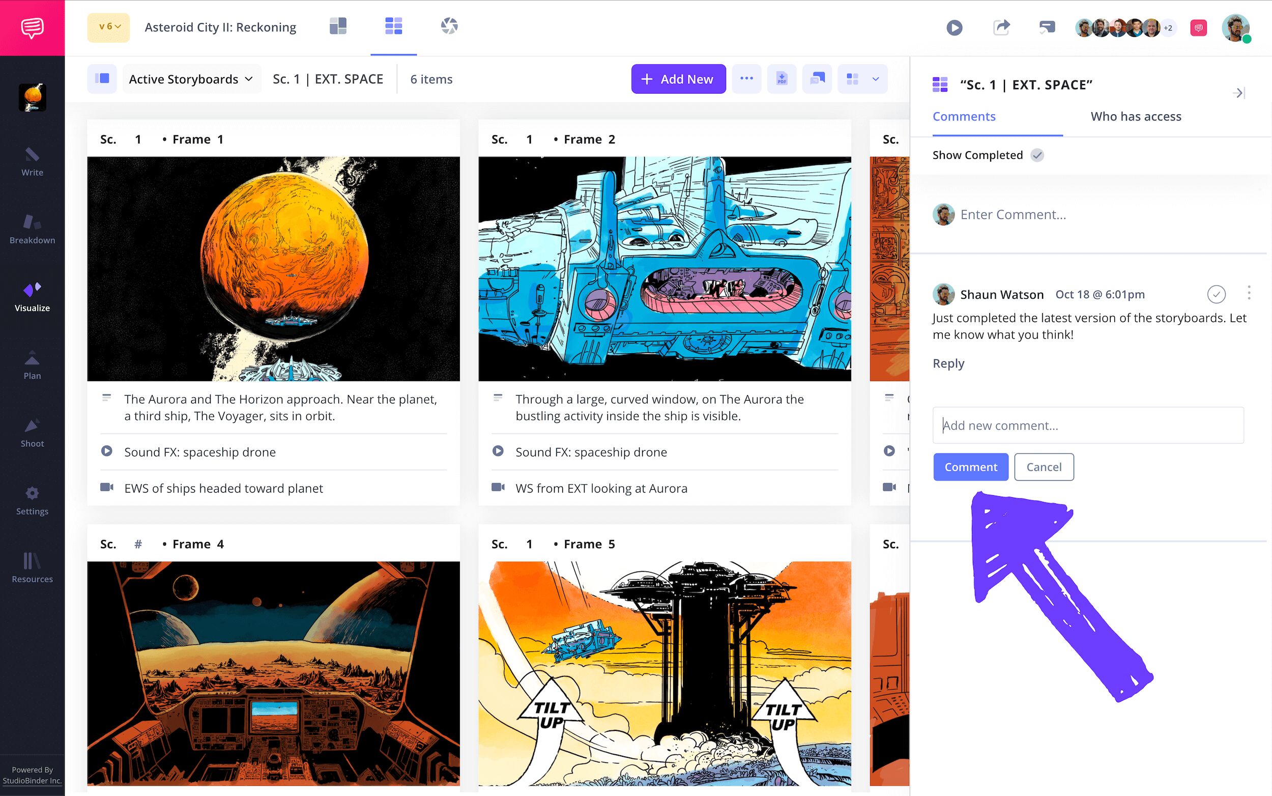 Movie Storyboard Template Complete Storyboard Software StudioBinder Movie Storyboard Template Complete Storyboard Software StudioBinder