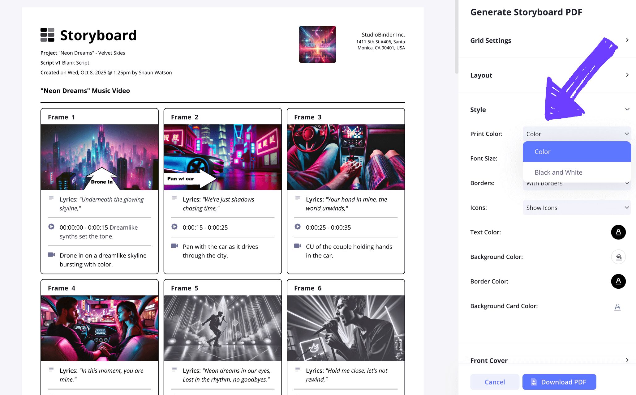 Music Video Storyboard Template Free – Downloadable PDF & JPEG Storyboard Panels – StudioBinder Music Video Storyboard Template Free – Downloadable PDF & JPEG Storyboard Panels – StudioBinder