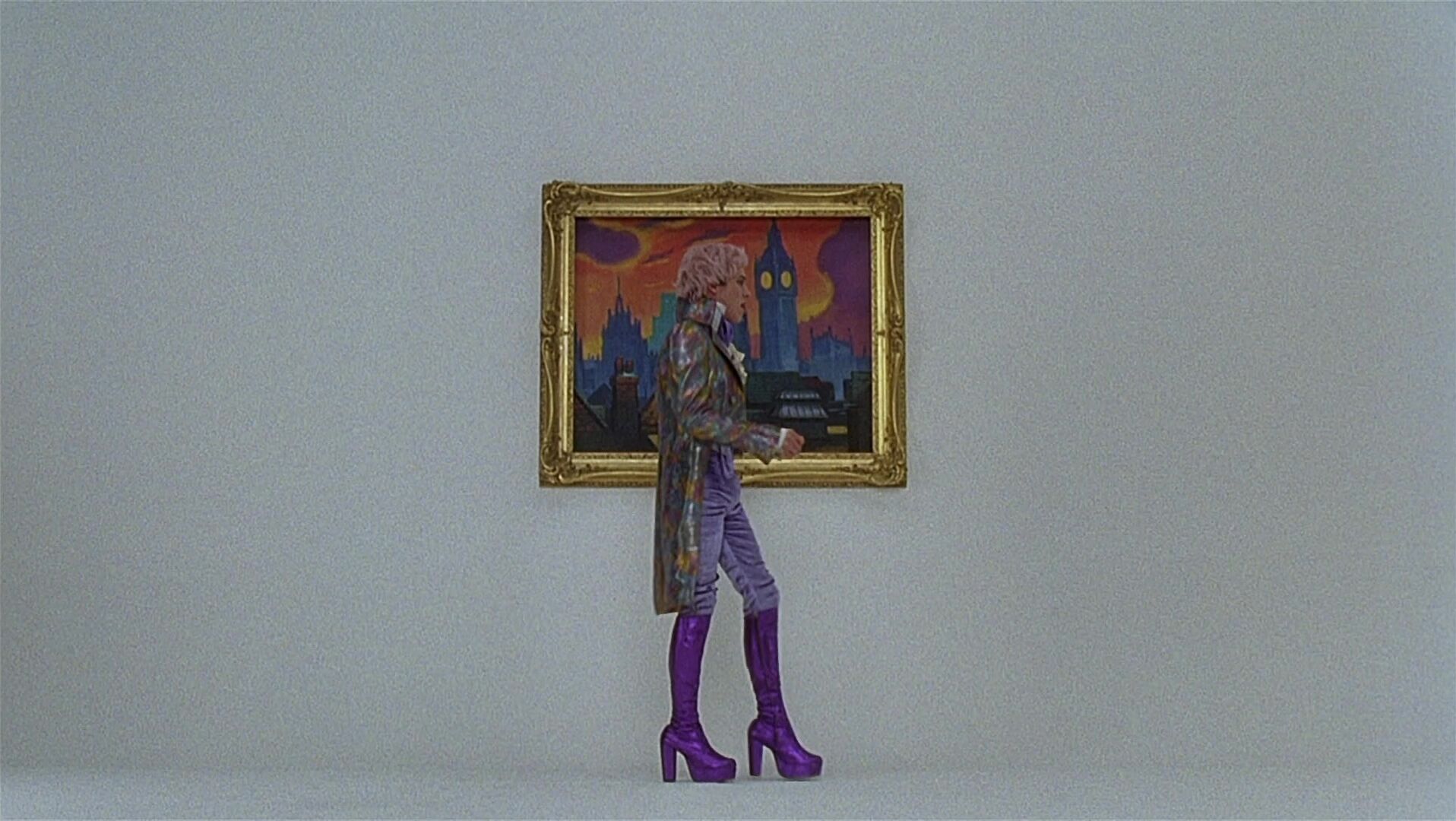 Negative Space in Film Example Negative Space Shot from Velvet Goldmine
