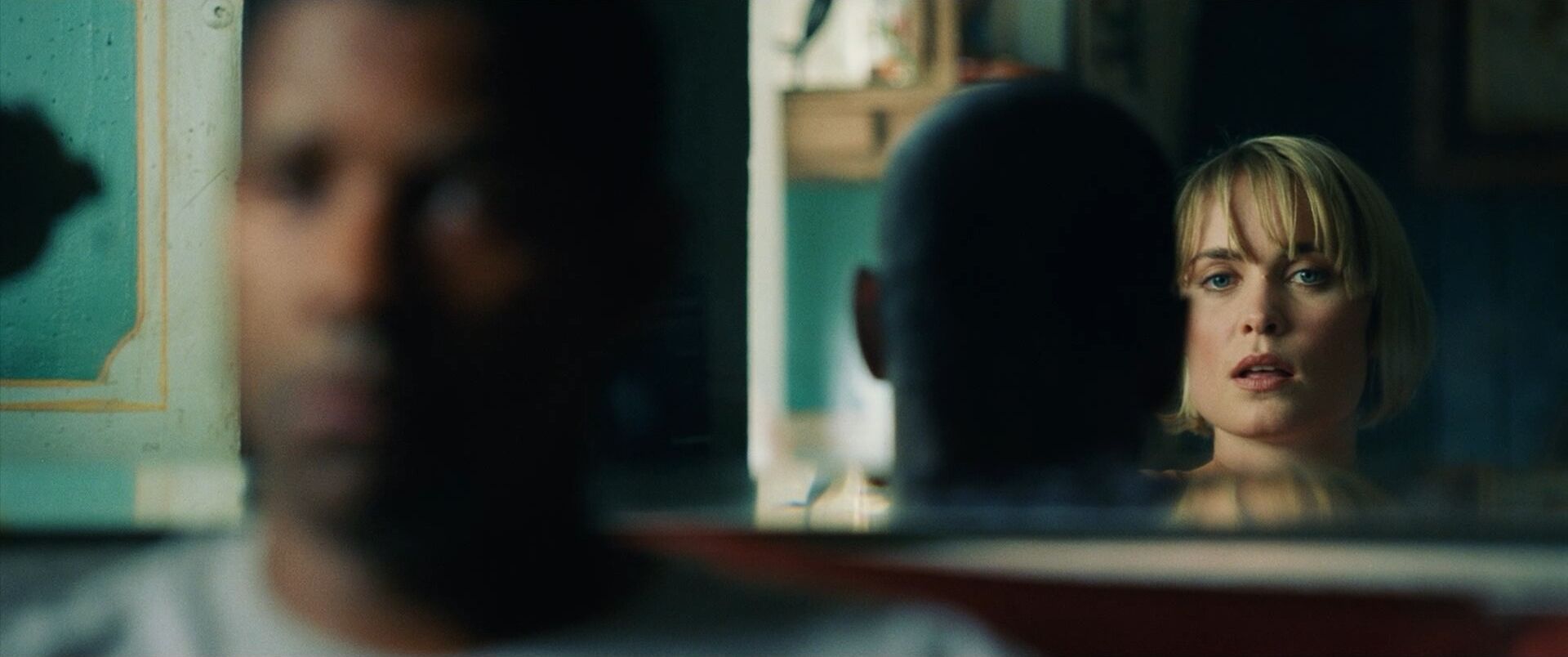 Over the Shoulder Shot Example Over the Shoulder Shot of Denzel Washington from The Man on Fire