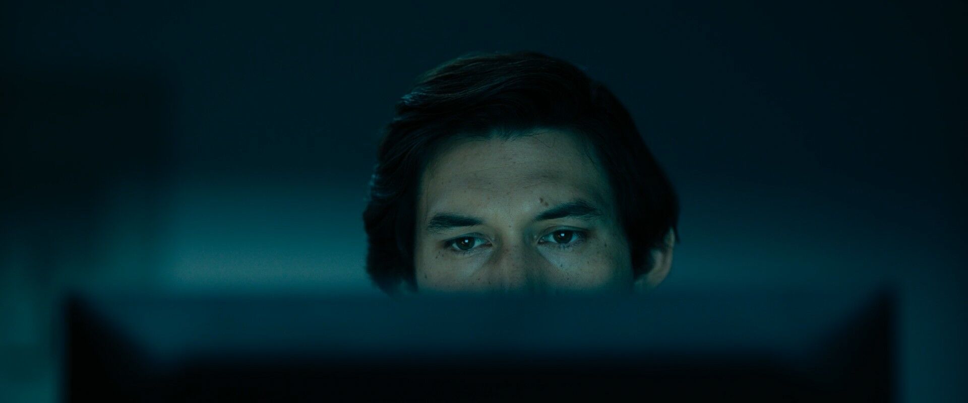 Positive Space in Film Example Positive Space Shot of Adam Driver from The Report