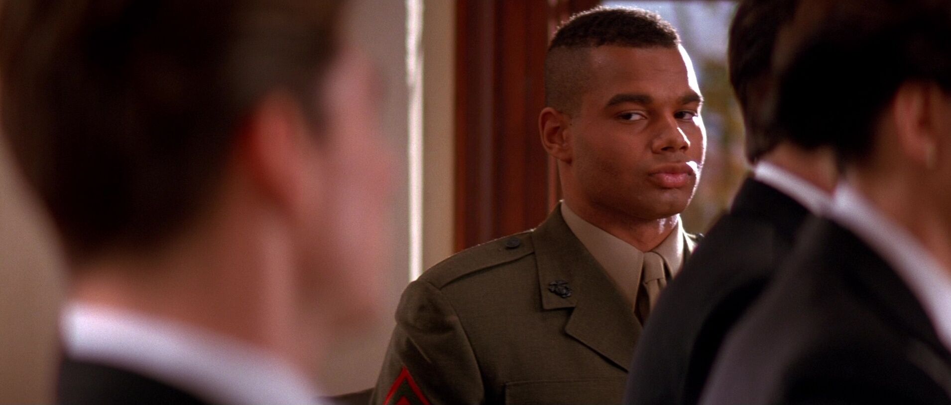 Rack Focus Shot Example Rack Focus Shot from A Few Good Men