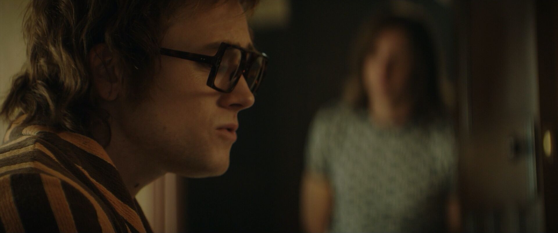 Rack Focus Shot Example Rack Focus Shot of Taron Edgerton from Rocketman