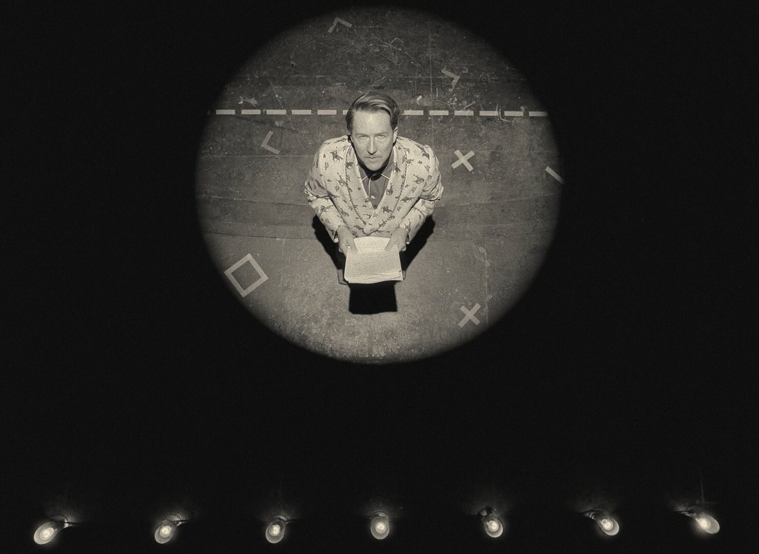 Shape in Film Example Shape in Film Shot of Edward Norton from Asteroid City