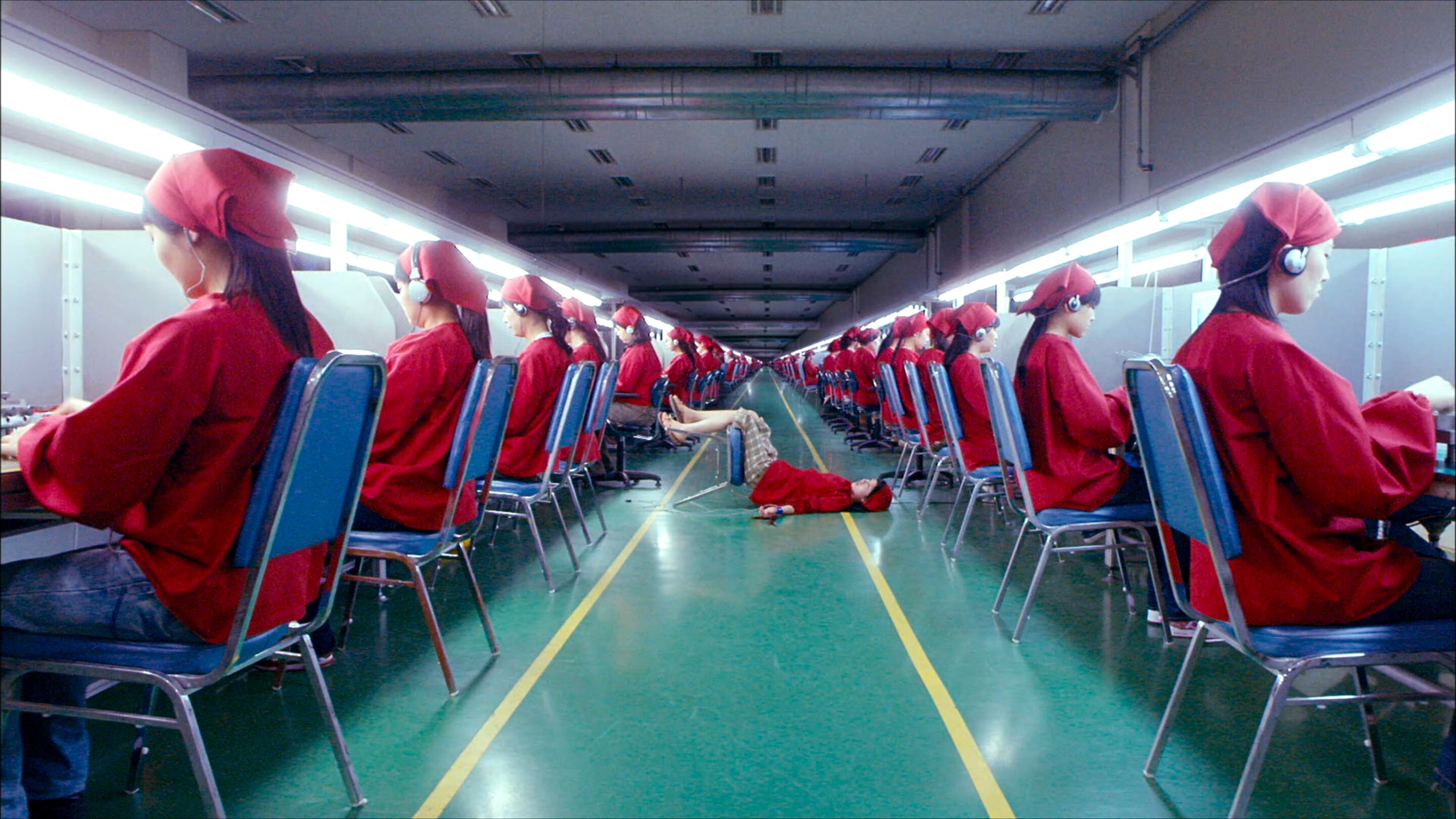 Symmetrical Balance in Film Example Symmetrical Balance Shot from I'm a Cyborg but That's OK