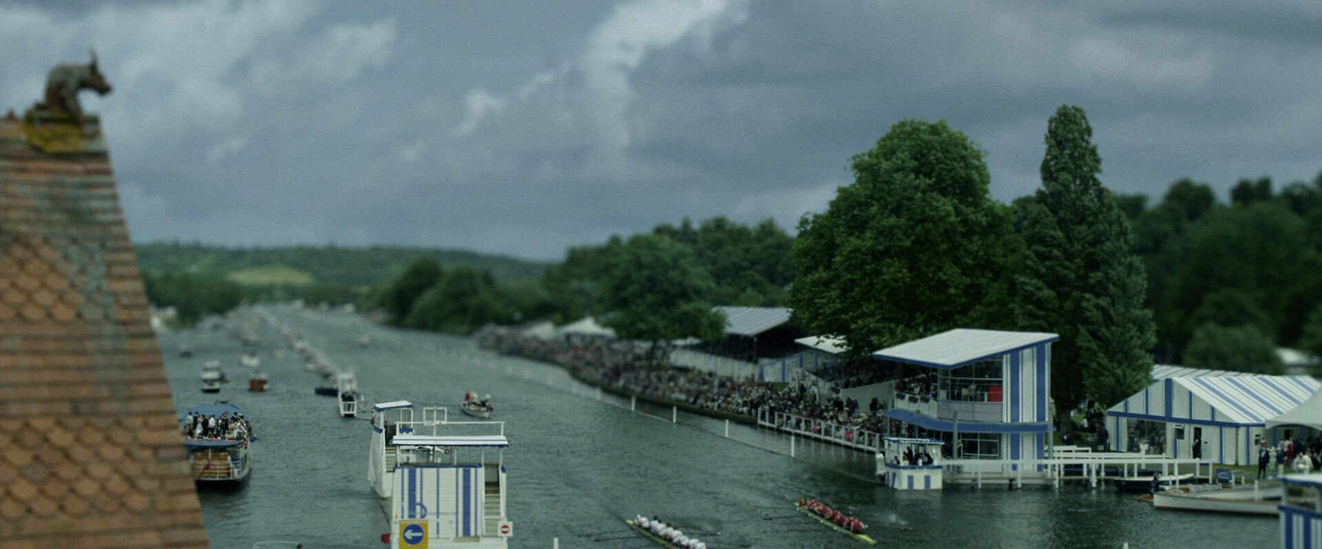 Tilt Shift Focus Shot Example Tilt Shift Focus Shot of miniature from The Social Network