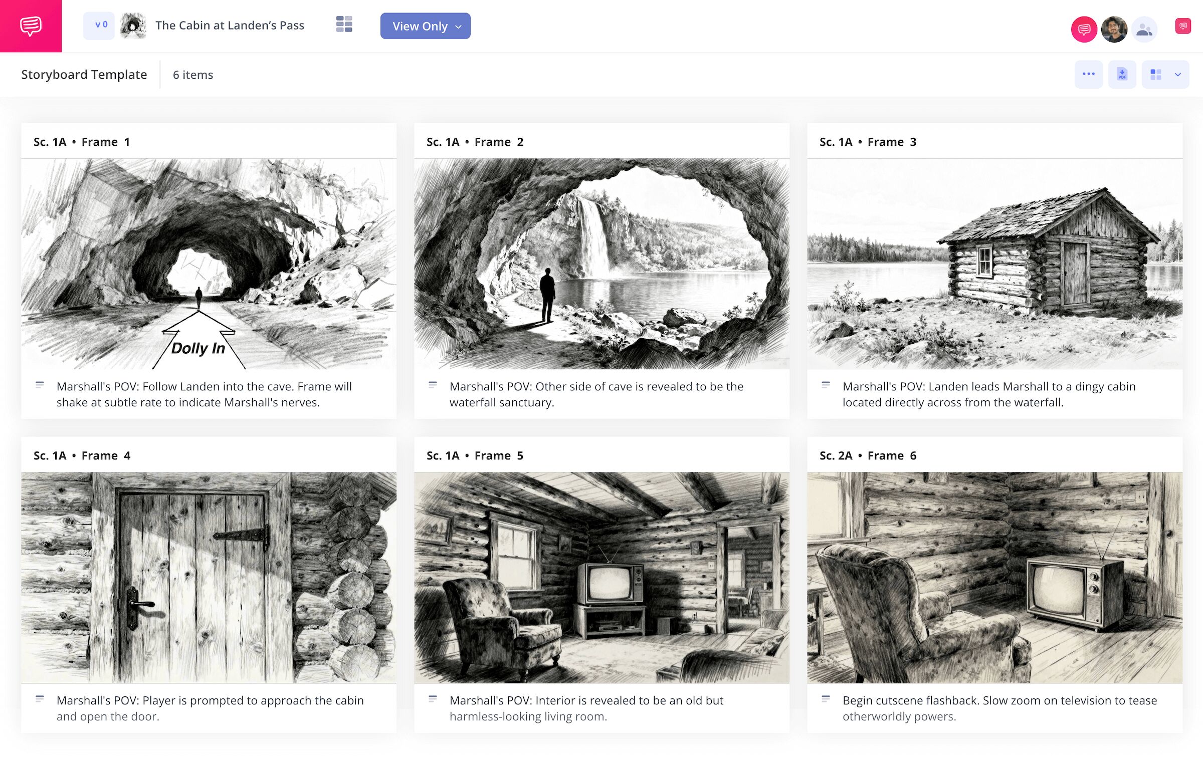 Video Game Storyboard Template – Game Storyboard Planning – StudioBinder