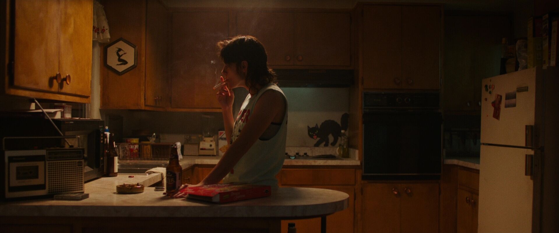 Wide Angle Lens Shot Example Wide Angle Lens Shot from Love Lies Bleeding