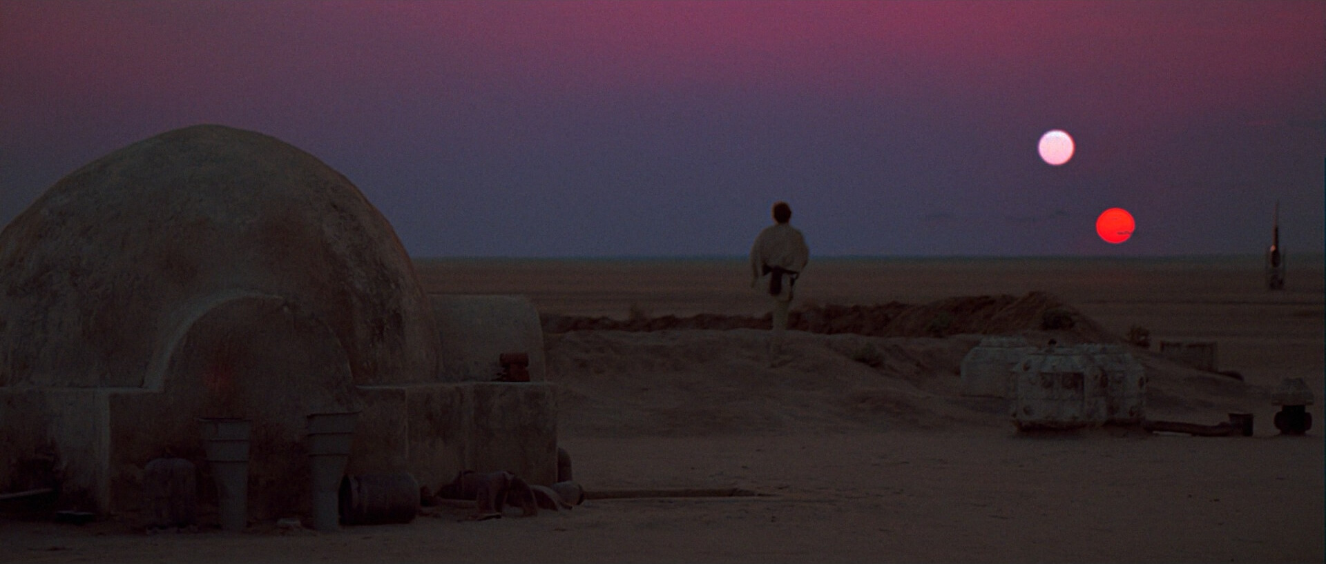 Asymmetrical Balance in Film Example Asymmetrical Balance Shot Example from Star Wars A New Hope