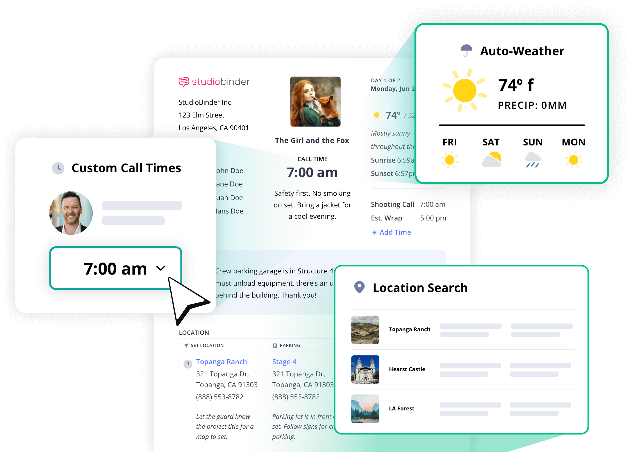Call Sheet Automation Call Sheet with automatic weather location search custom call times Call Sheet Automation Call Sheet with automatic weather location search custom call times
