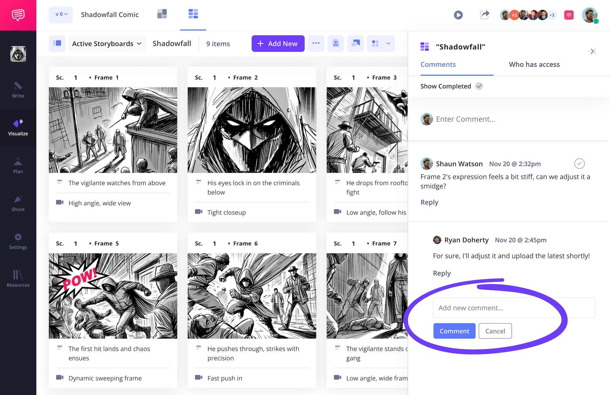 Comic Storyboard – Add Client Team Comments from Graphic Novel Team Are Comic Thumbnails Storyboards – StudioBinder Comic Storyboard – Add Client Team Comments from Graphic Novel Team Are Comic Thumbnails Storyboards – StudioBinder