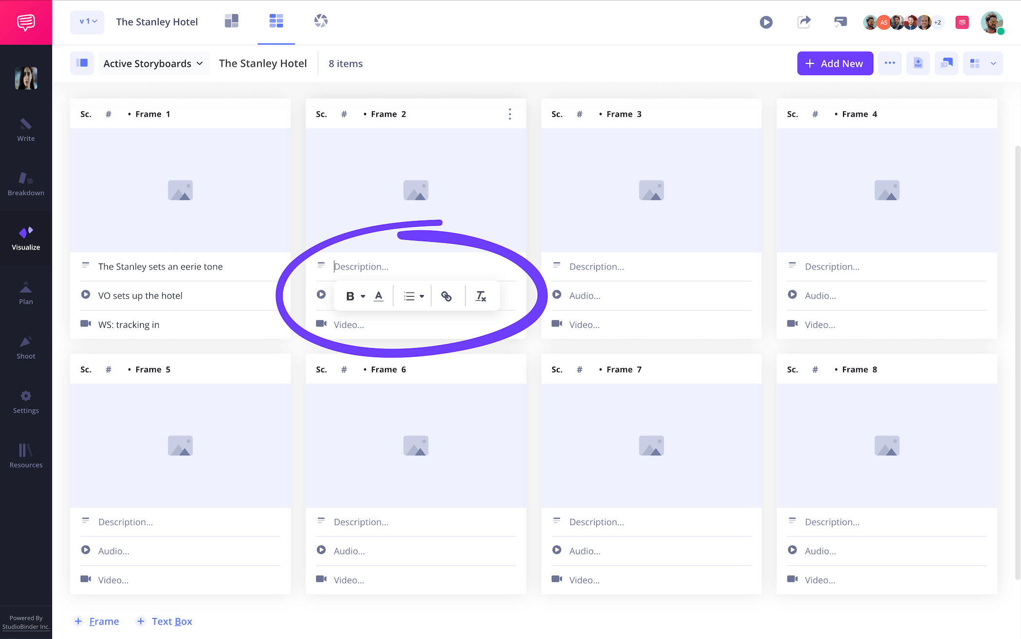 Documentary Storyboard – Add Caption to Documentary Storyboard Template – StudioBinder